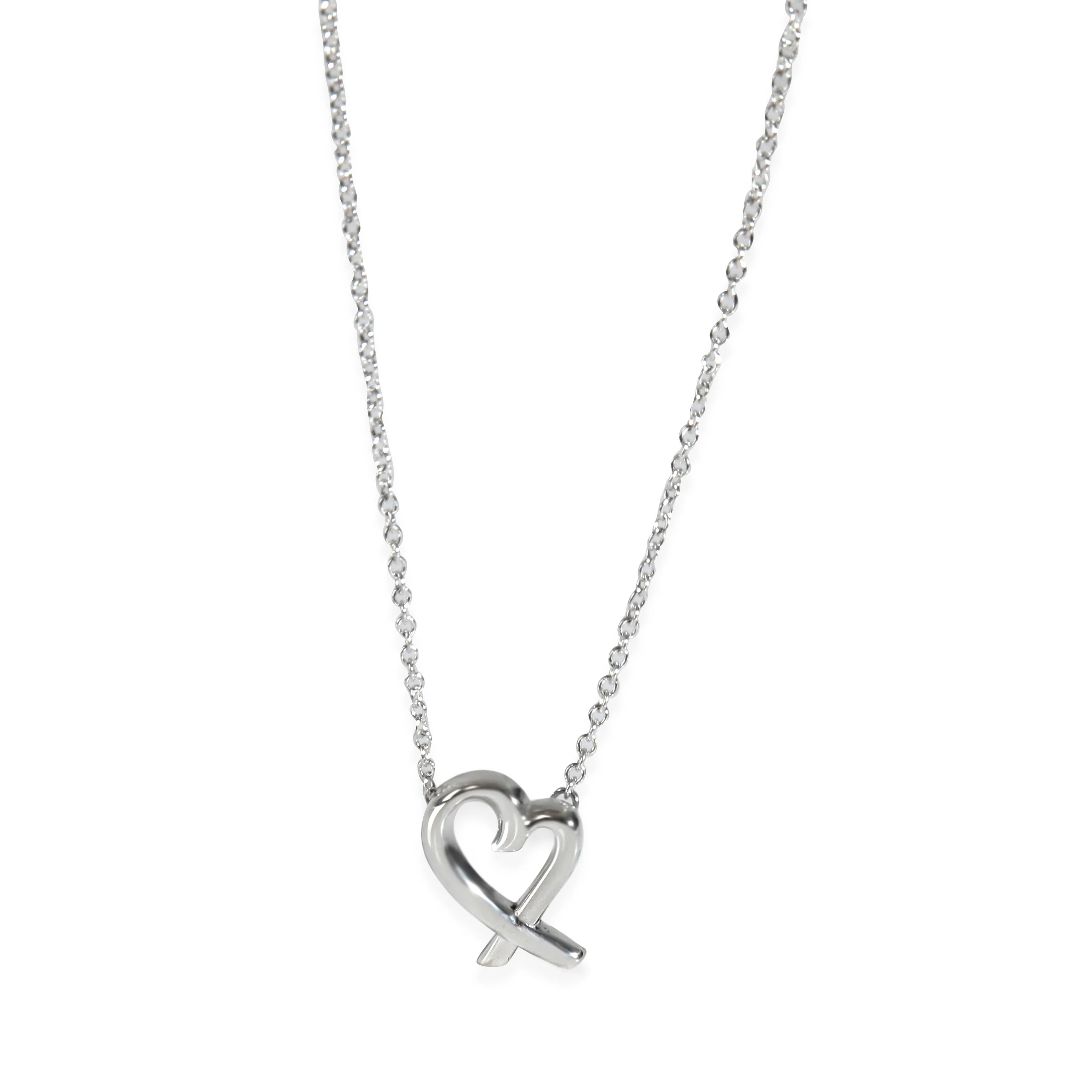 Sterling Silver Mini Model Paloma Picasso Loving Heart Pendant