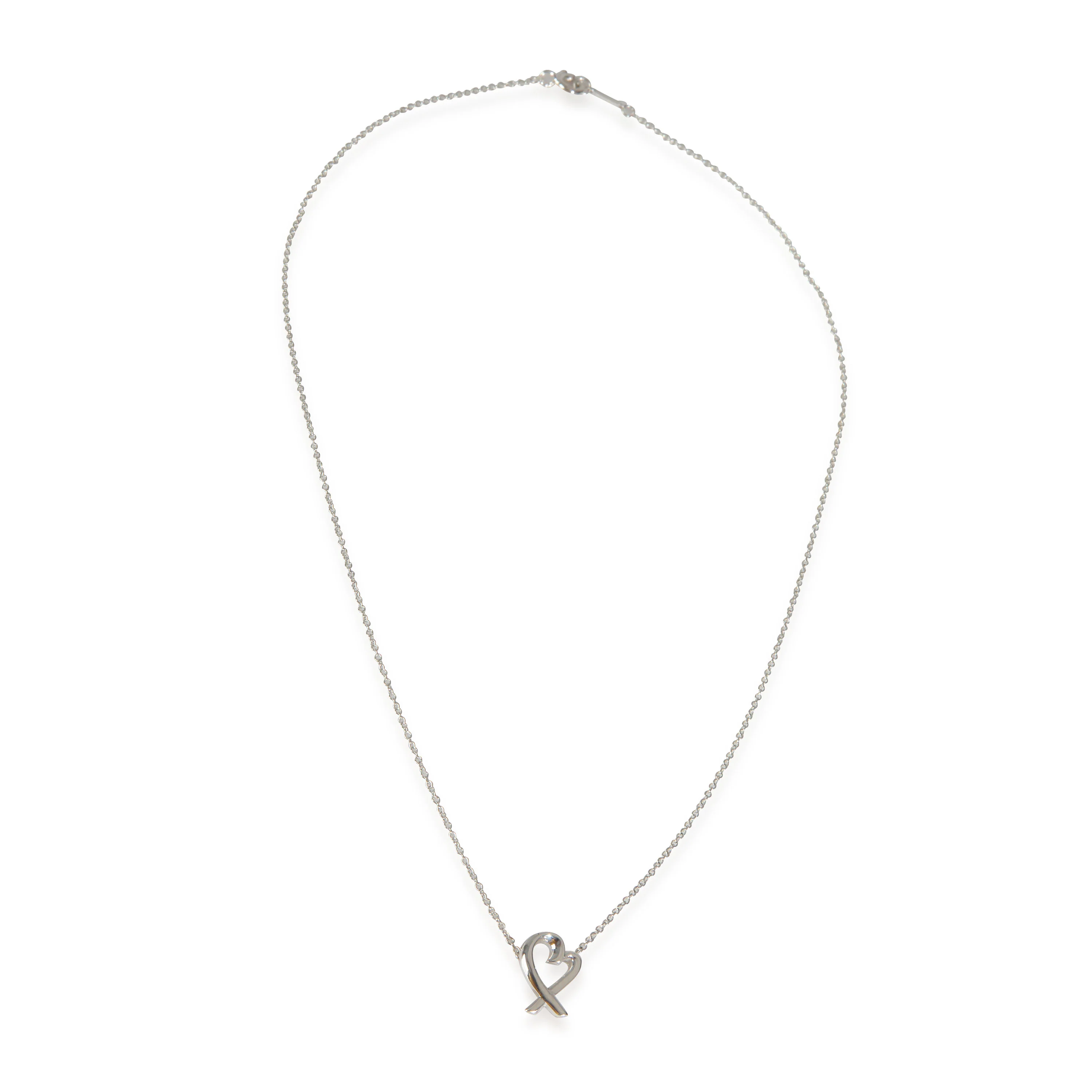 Sterling Silver Mini Model Paloma Picasso Loving Heart Pendant - Image 2