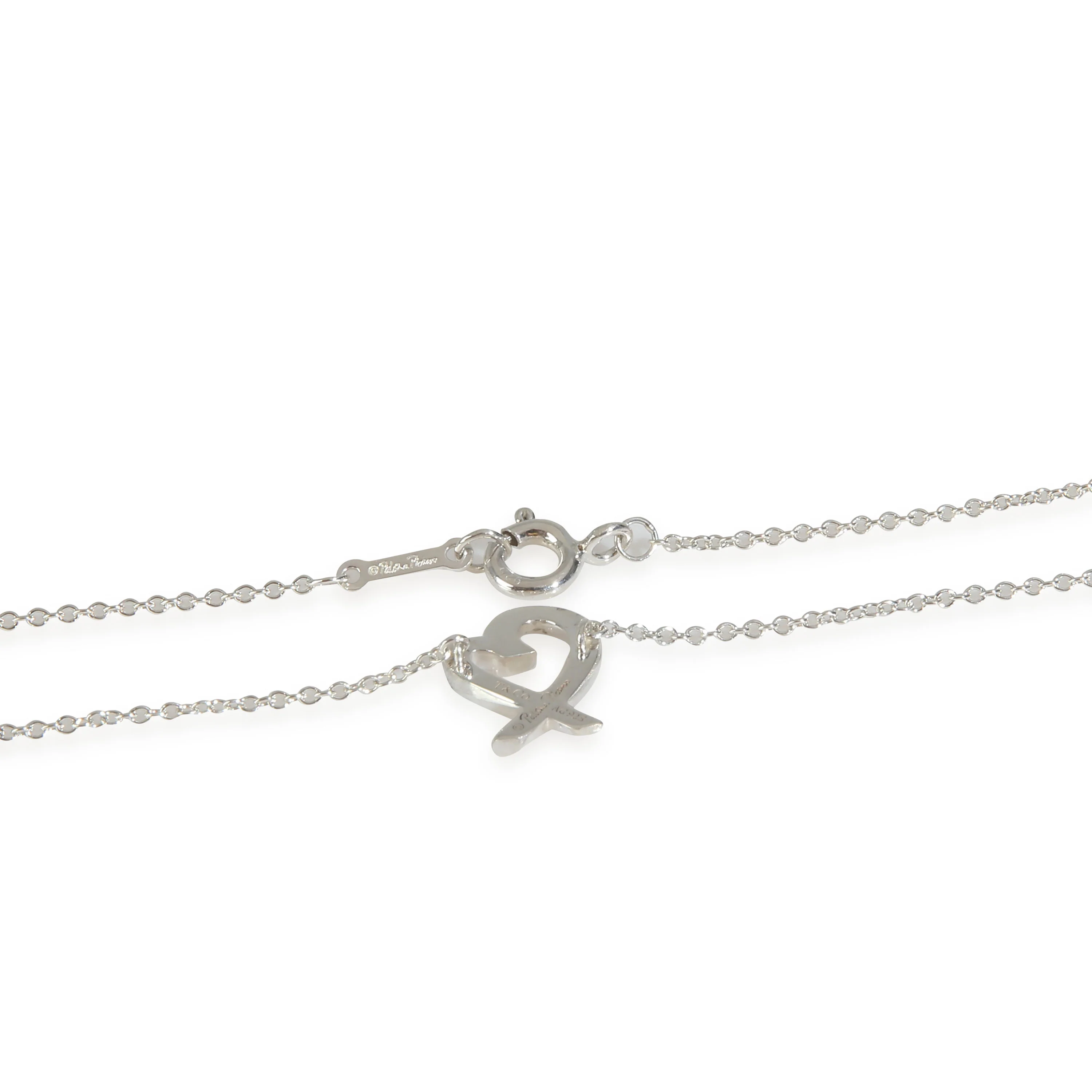 Sterling Silver Mini Model Paloma Picasso Loving Heart Pendant - Image 3
