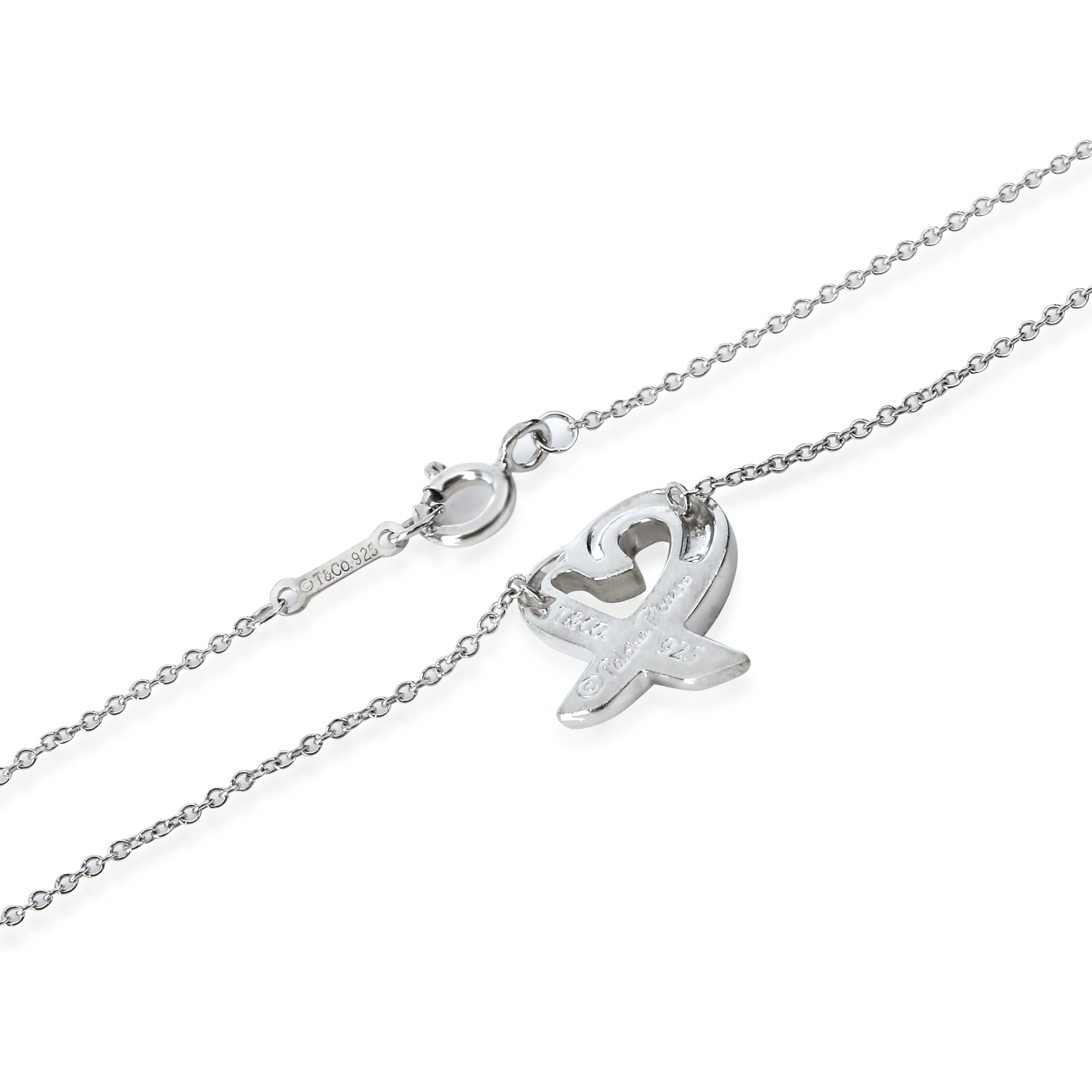 Sterling Silver Small Model Paloma Picasso Loving Heart Pendant - Image 3
