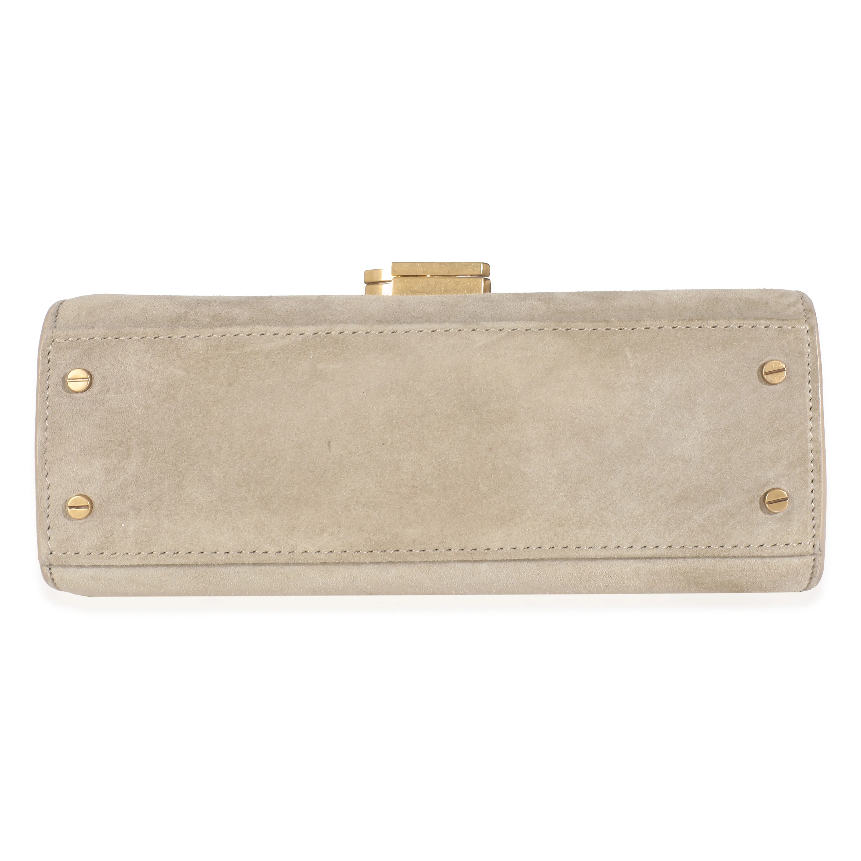 Brown Suede Cassandra Top Handle - Image 5