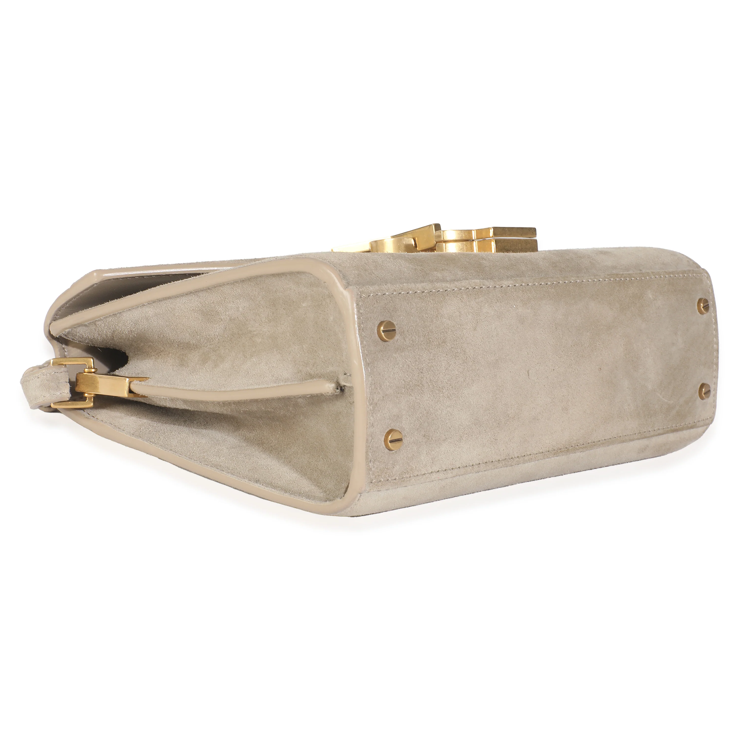 Brown Suede Cassandra Top Handle - Image 6