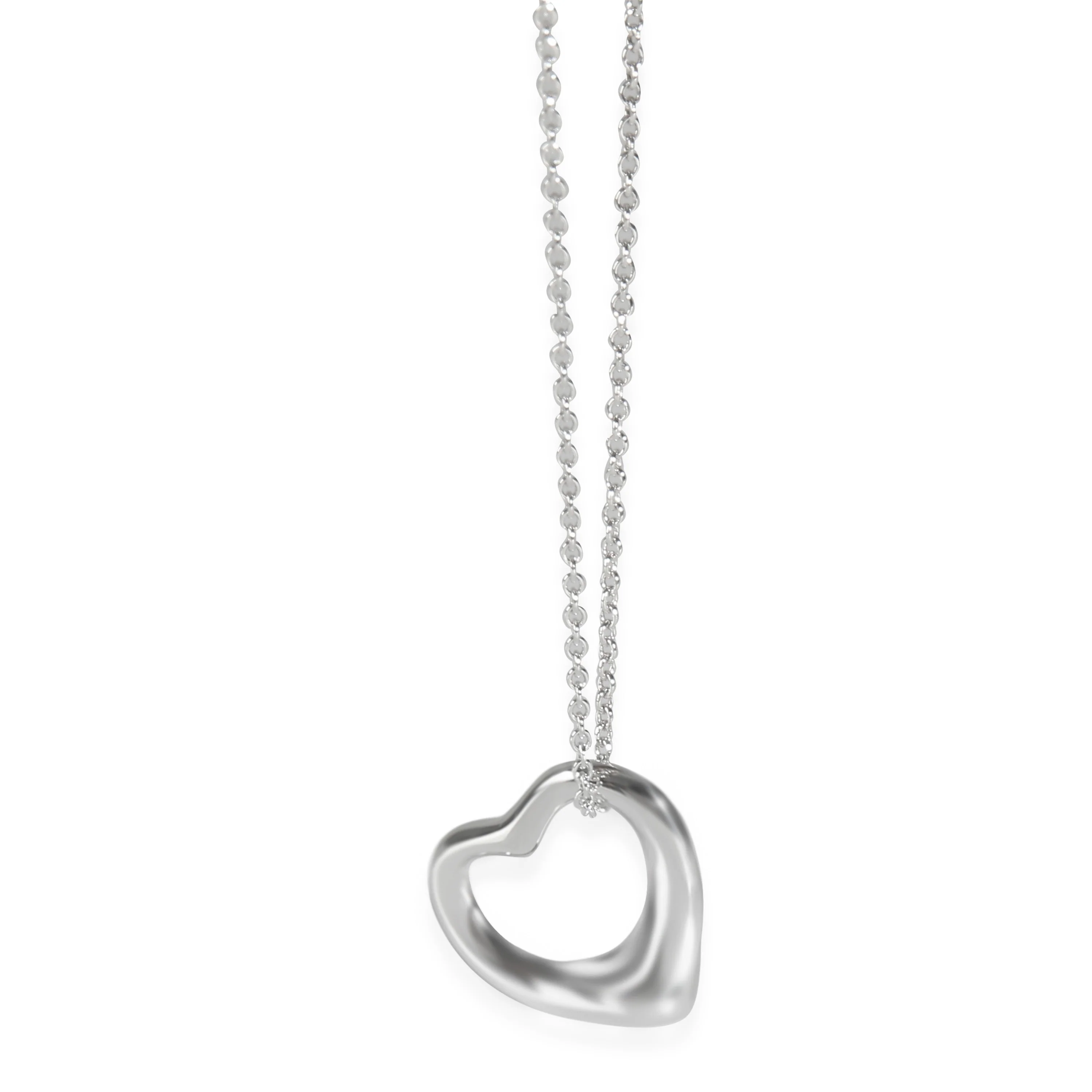 Sterling Silver Elsa Peretti Open Heart Pendant