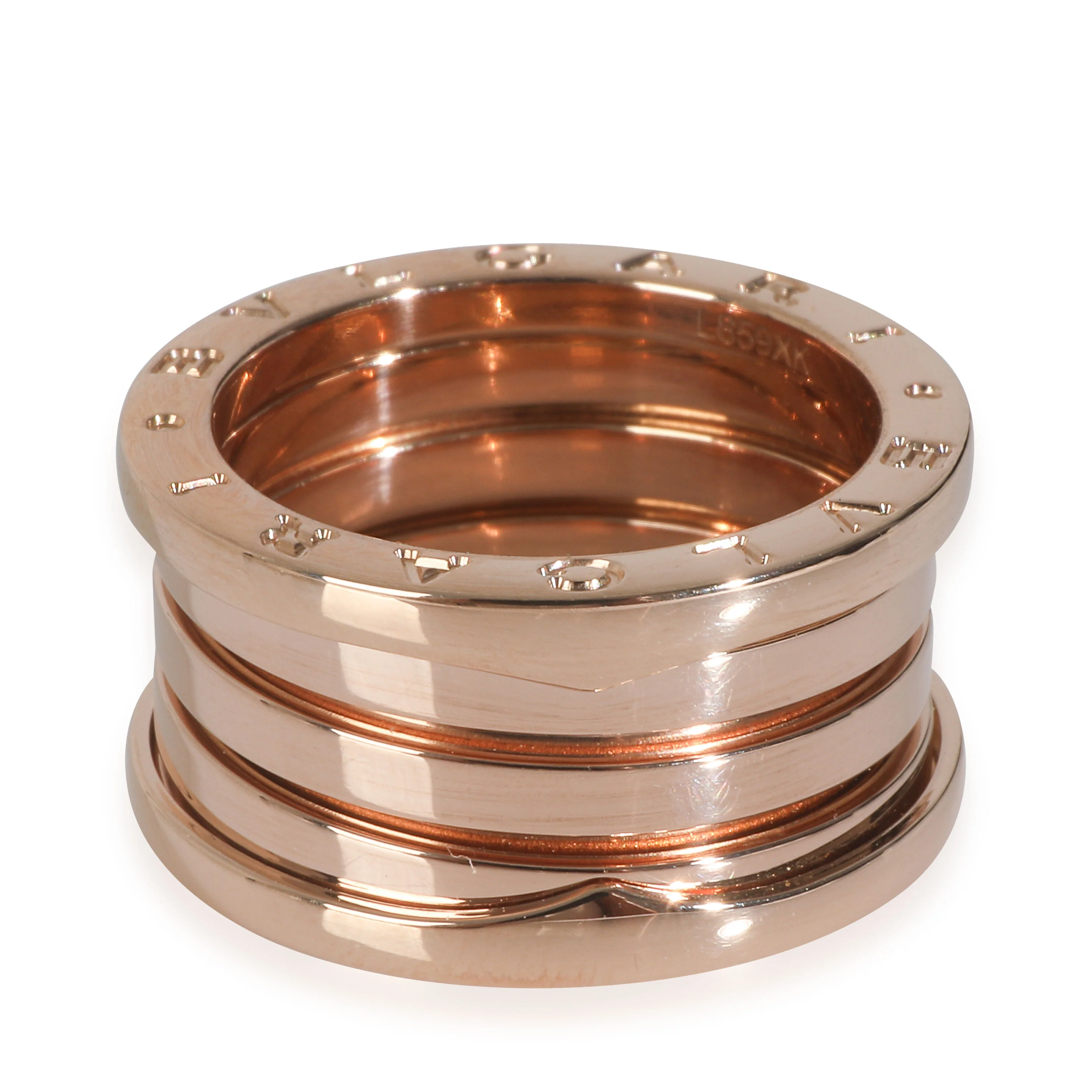 Rose Gold B.zero1 4 Band Ring - Image 5
