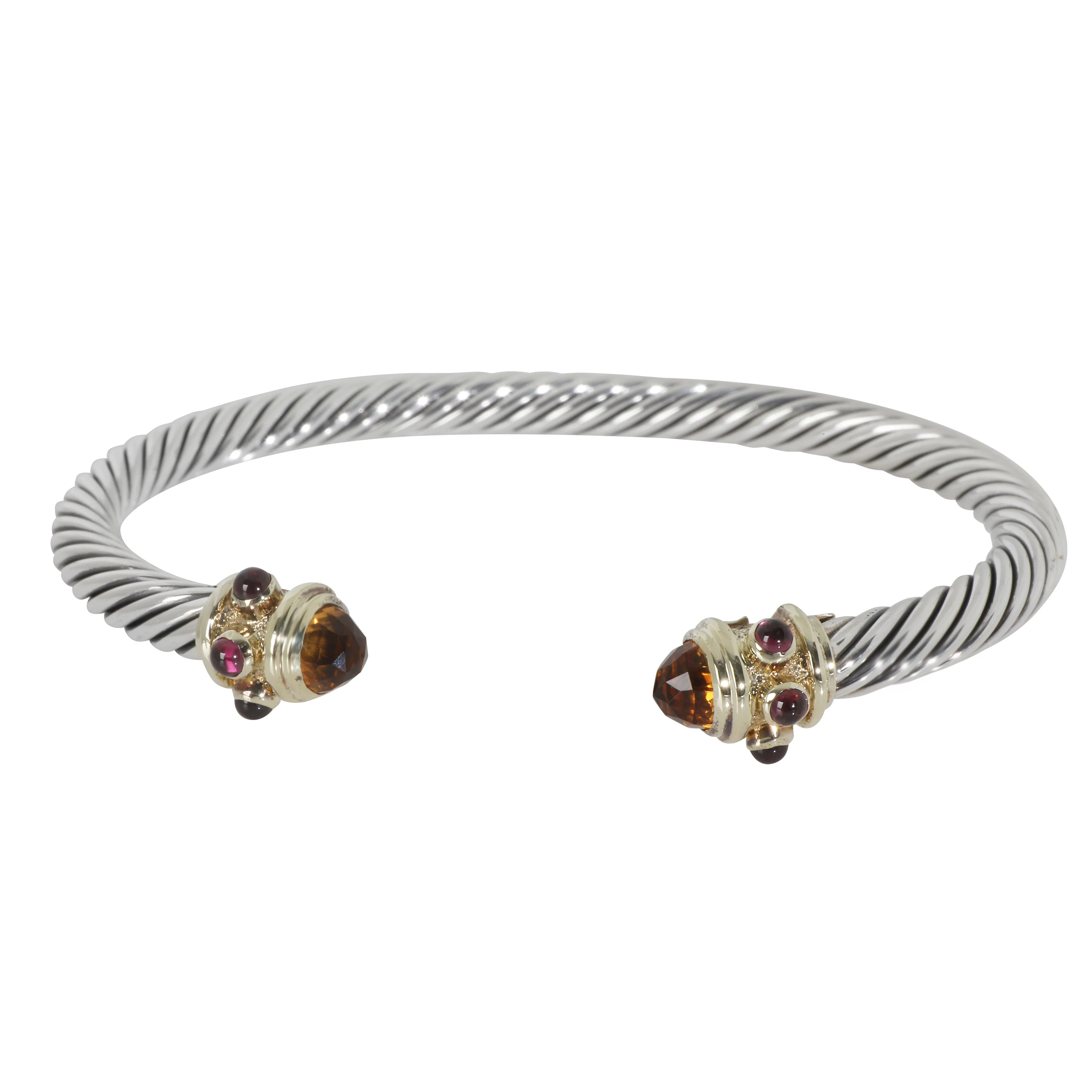 Yellow Gold & Sterling Silver Renaissance Bracelet