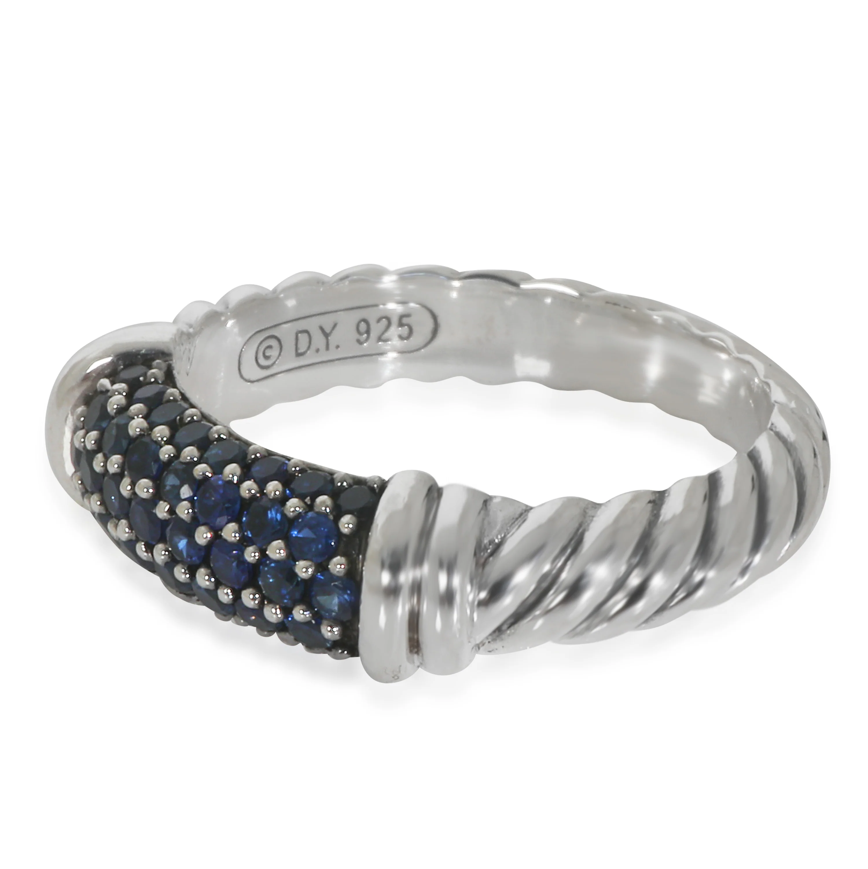 Sterling Silver Sapphire Metro Ring - Image 2