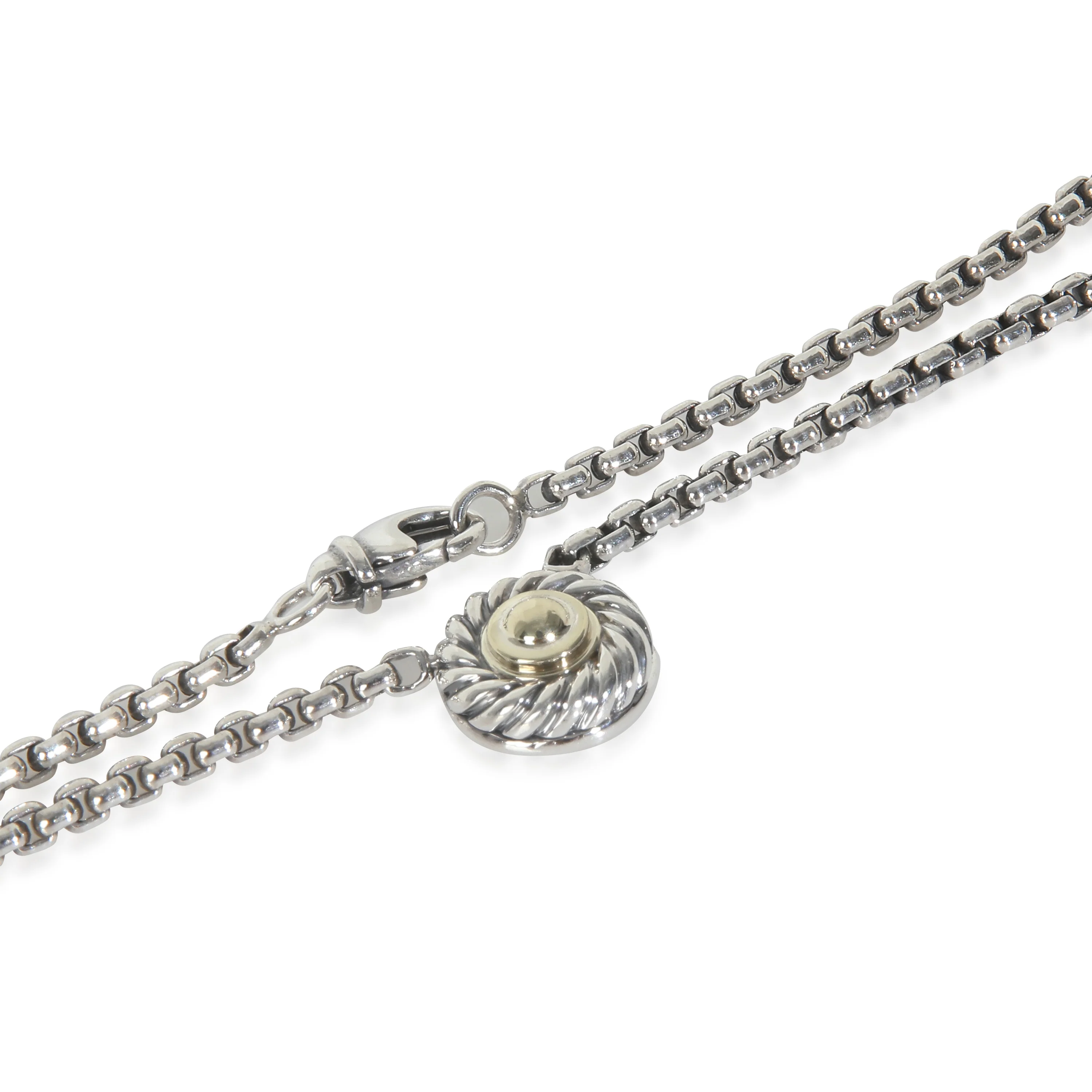 Yellow Gold & Sterling Silver  Cookie Pendant - Image 3