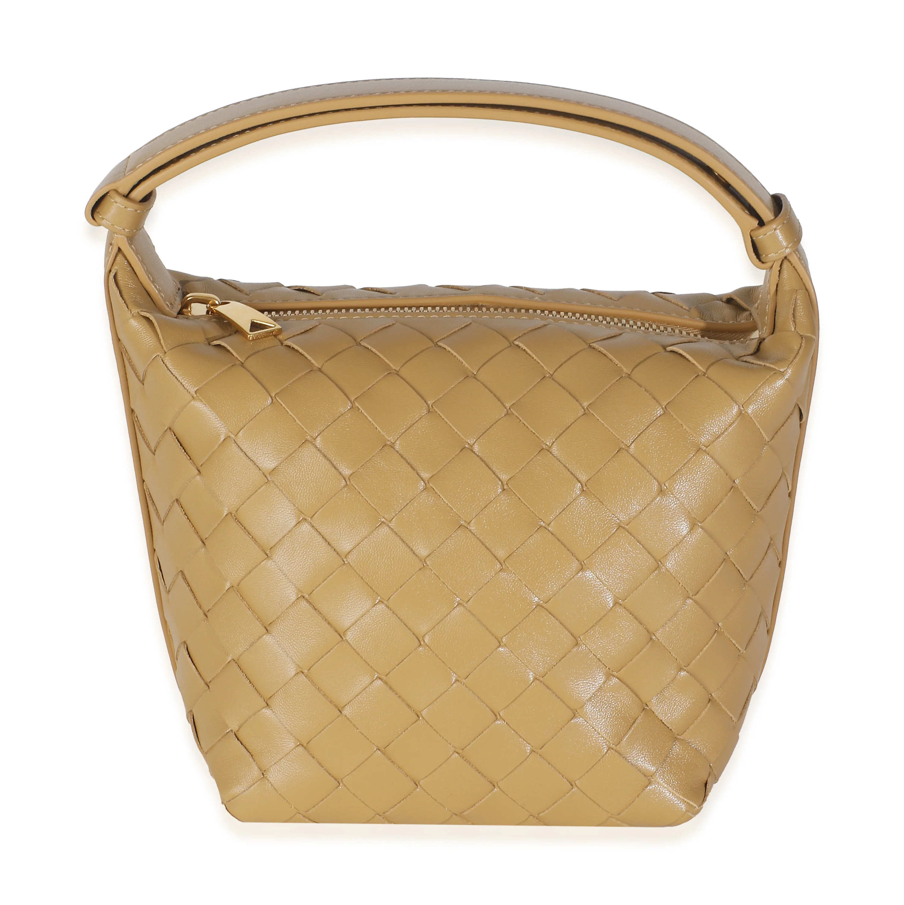 Dark Praline Nappa Intrecciato Candy Wallace