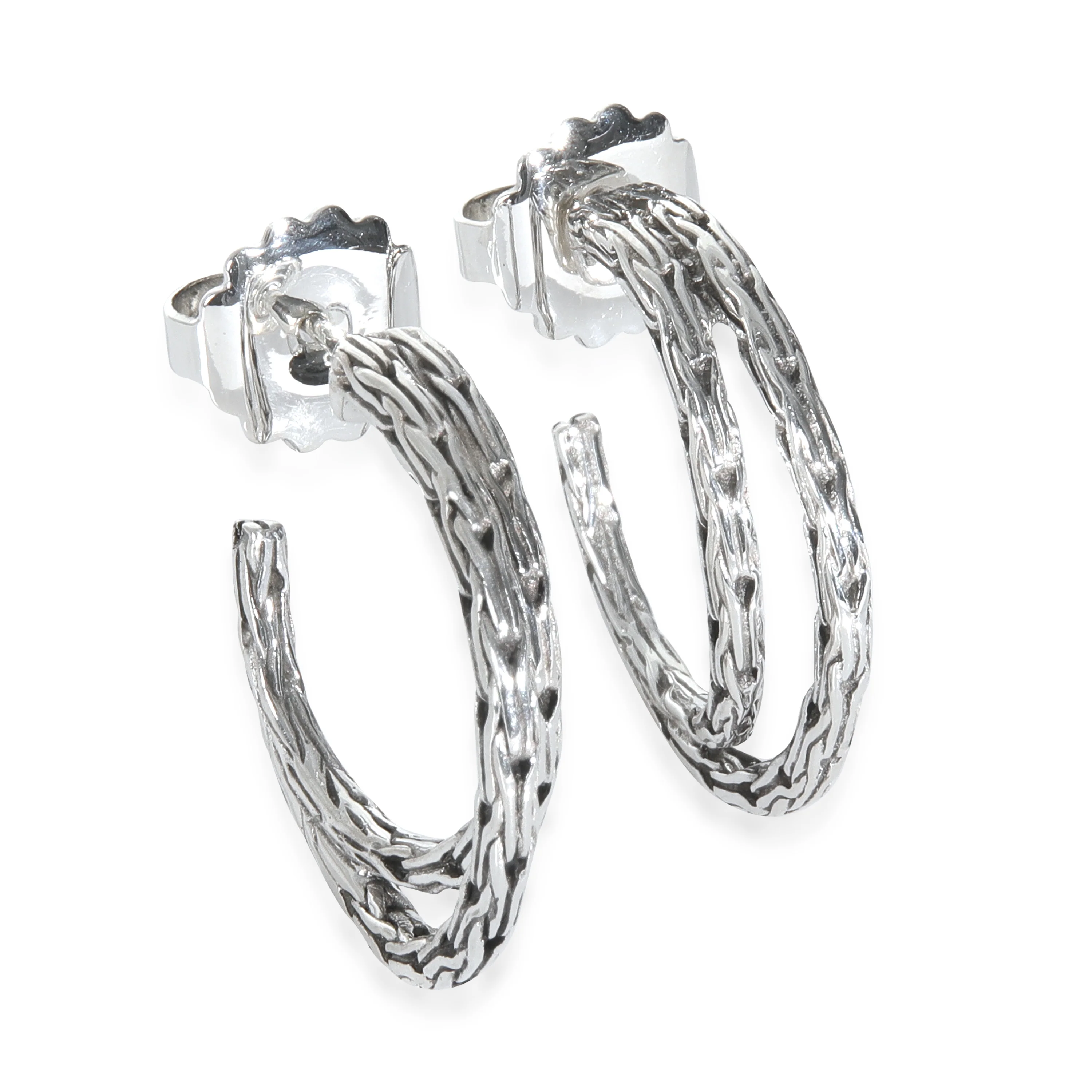 Sterling Silver  Classic Chain Earrings