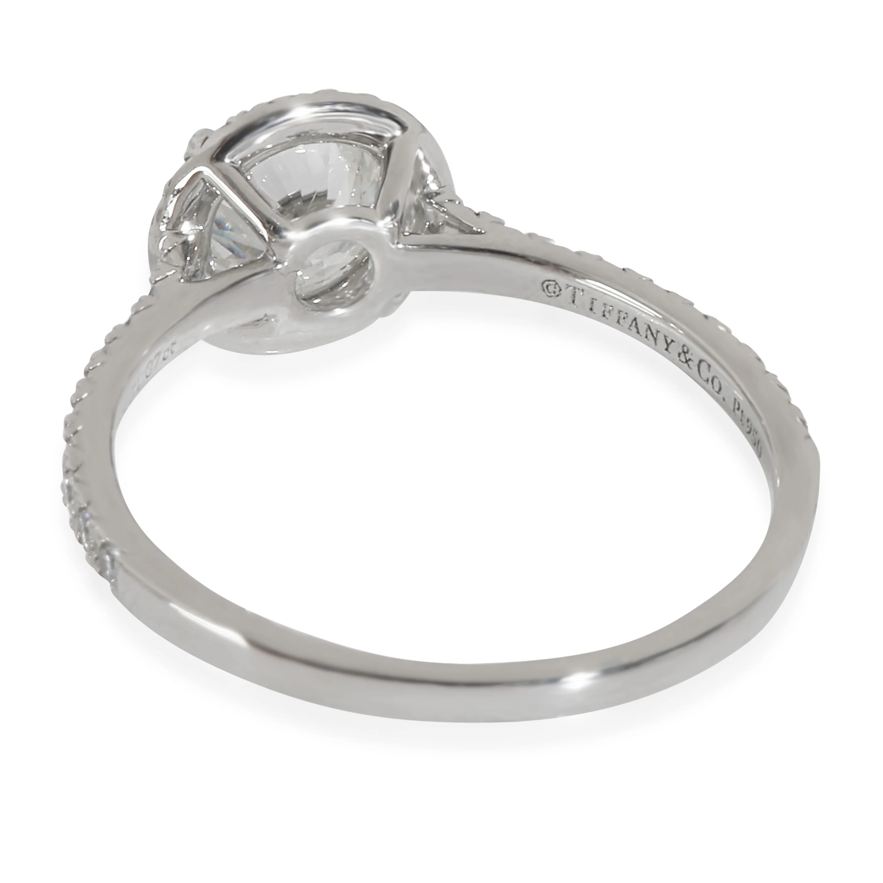 1.07 ct Round Brilliant Diamond Soleste Engagement Ring - Image 4