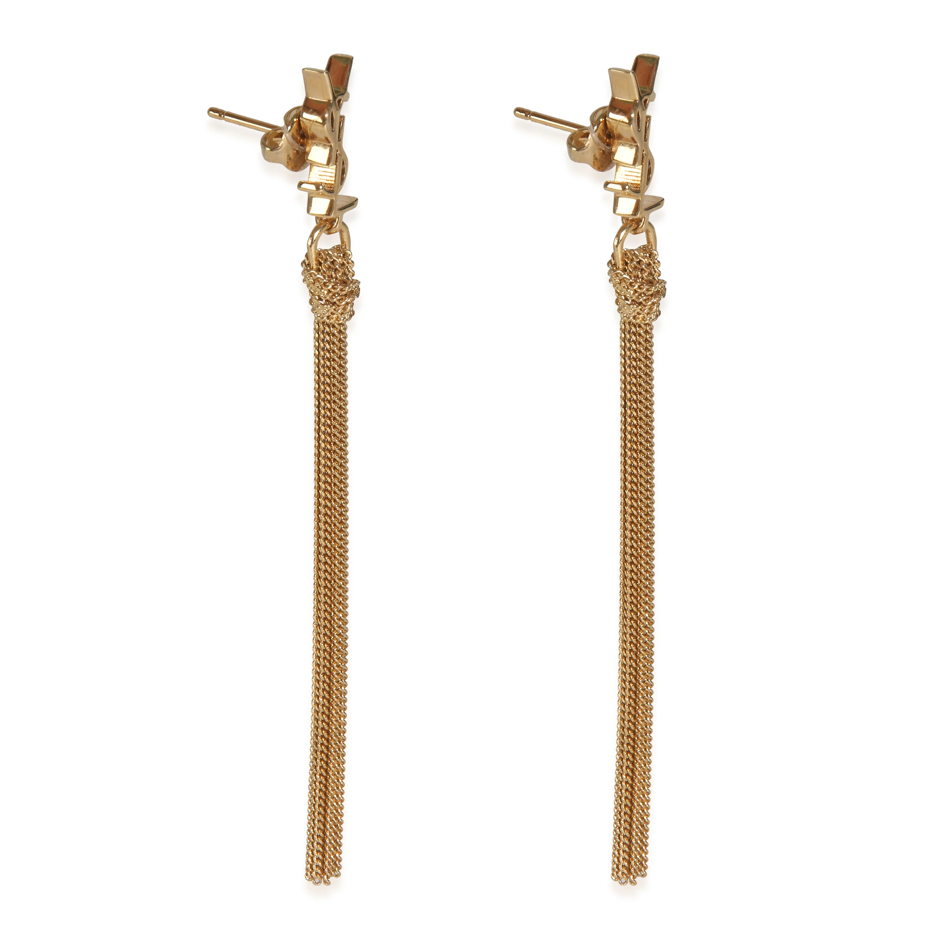 Gold-Plated Cassandre Tassel Earrings - Image 2