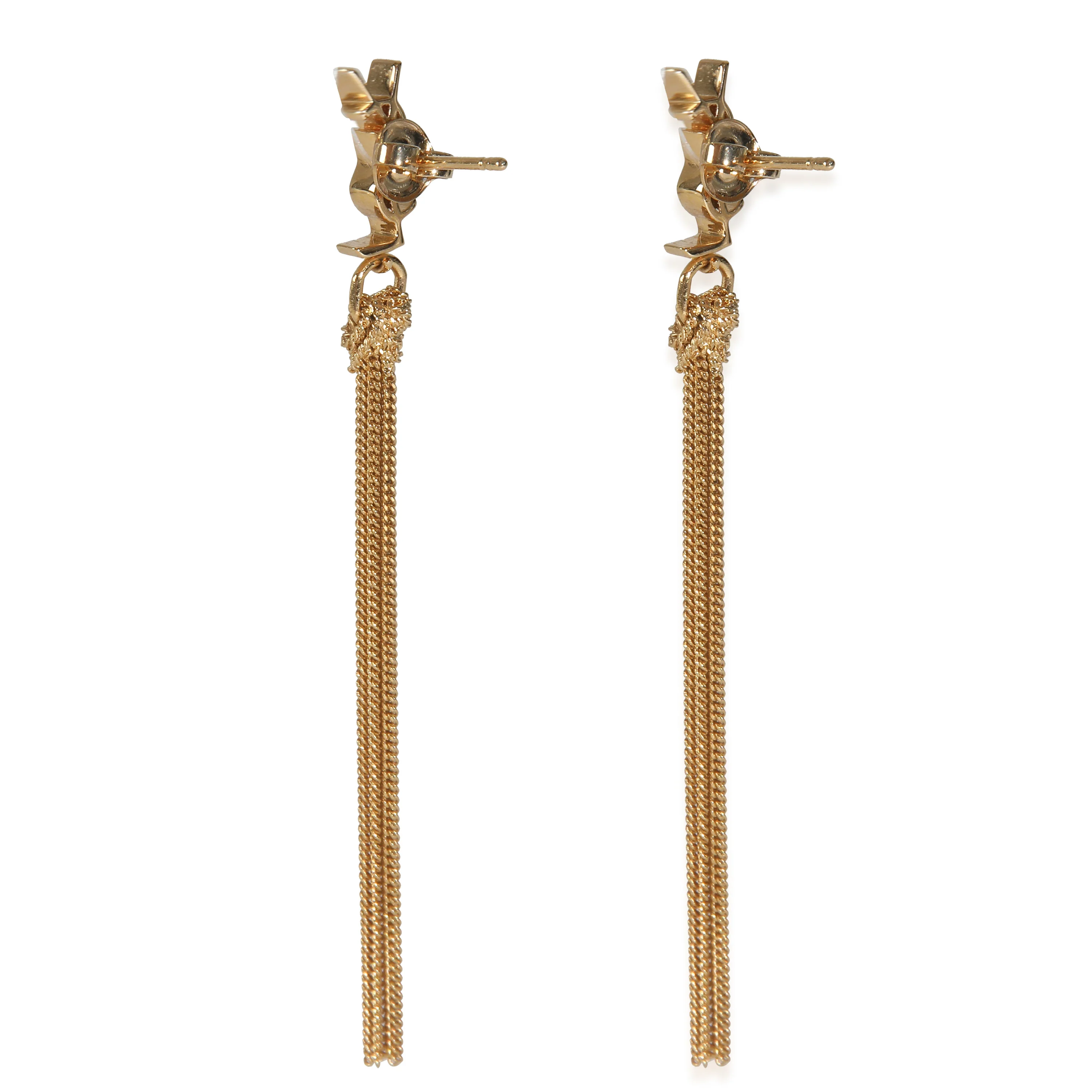 Gold-Plated Cassandre Tassel Earrings - Image 3
