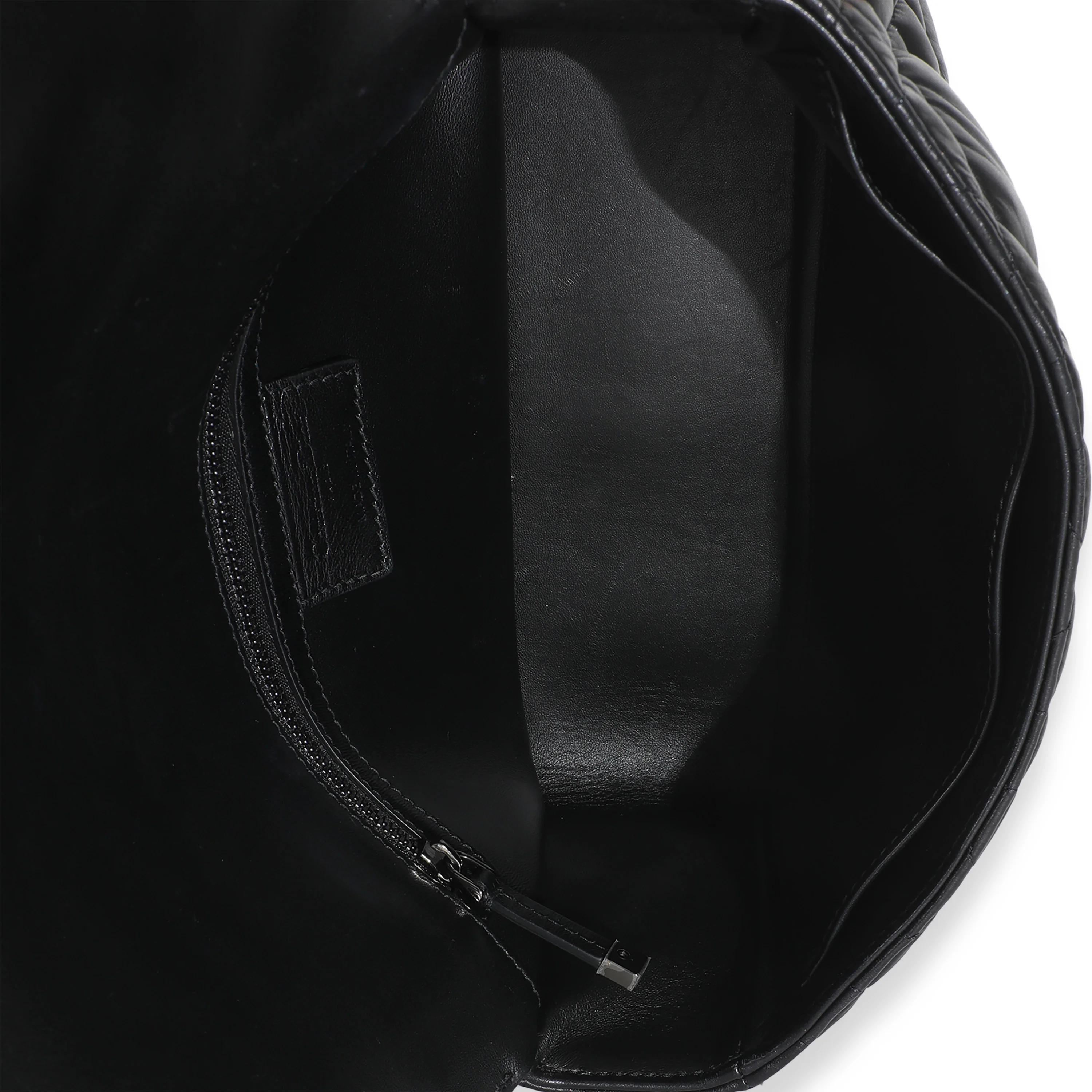 Black Macrocannage Calfskin Medium Caro Bag - Image 9