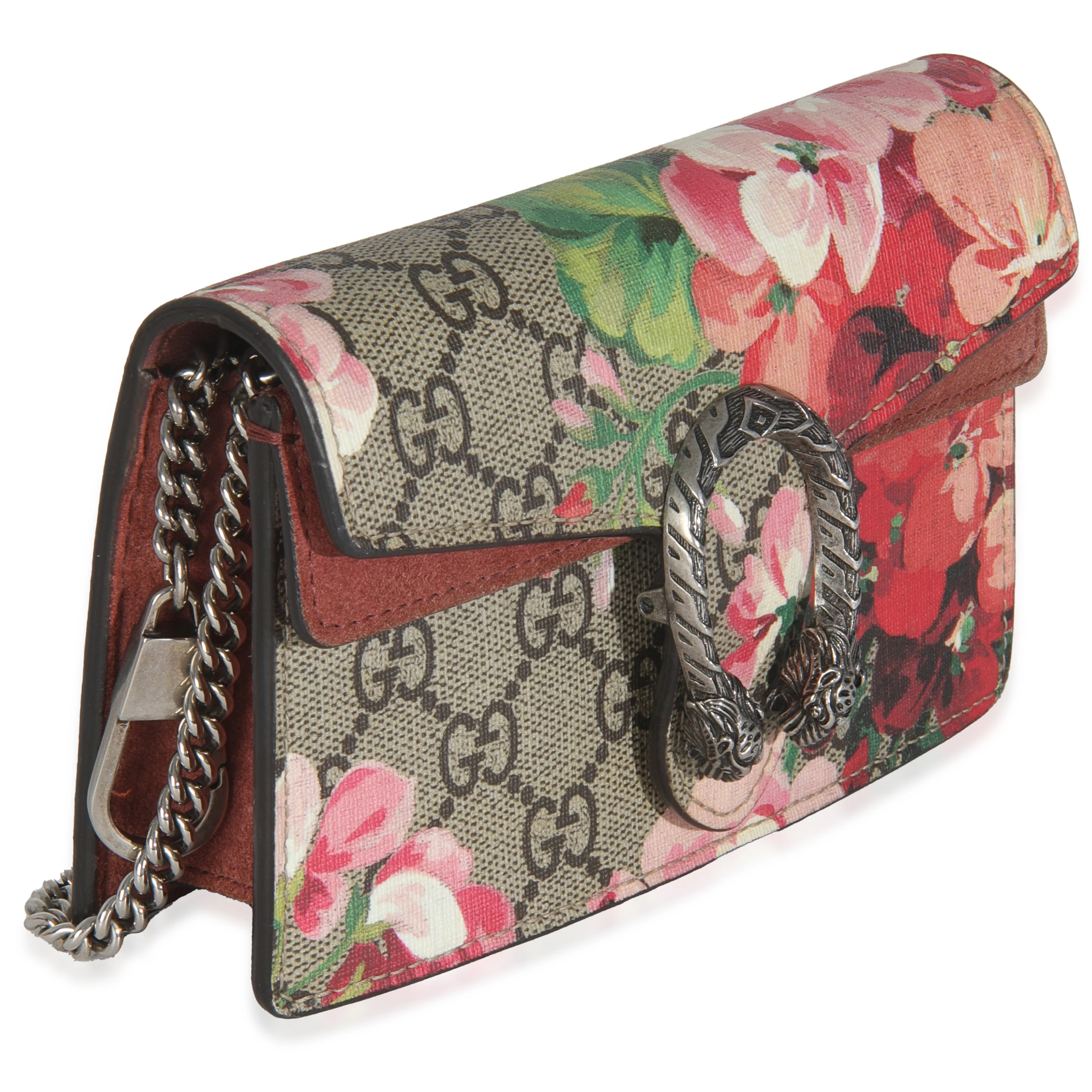 Beige GG Supreme Canvas Blooms Super Mini Dionysus - Image 3