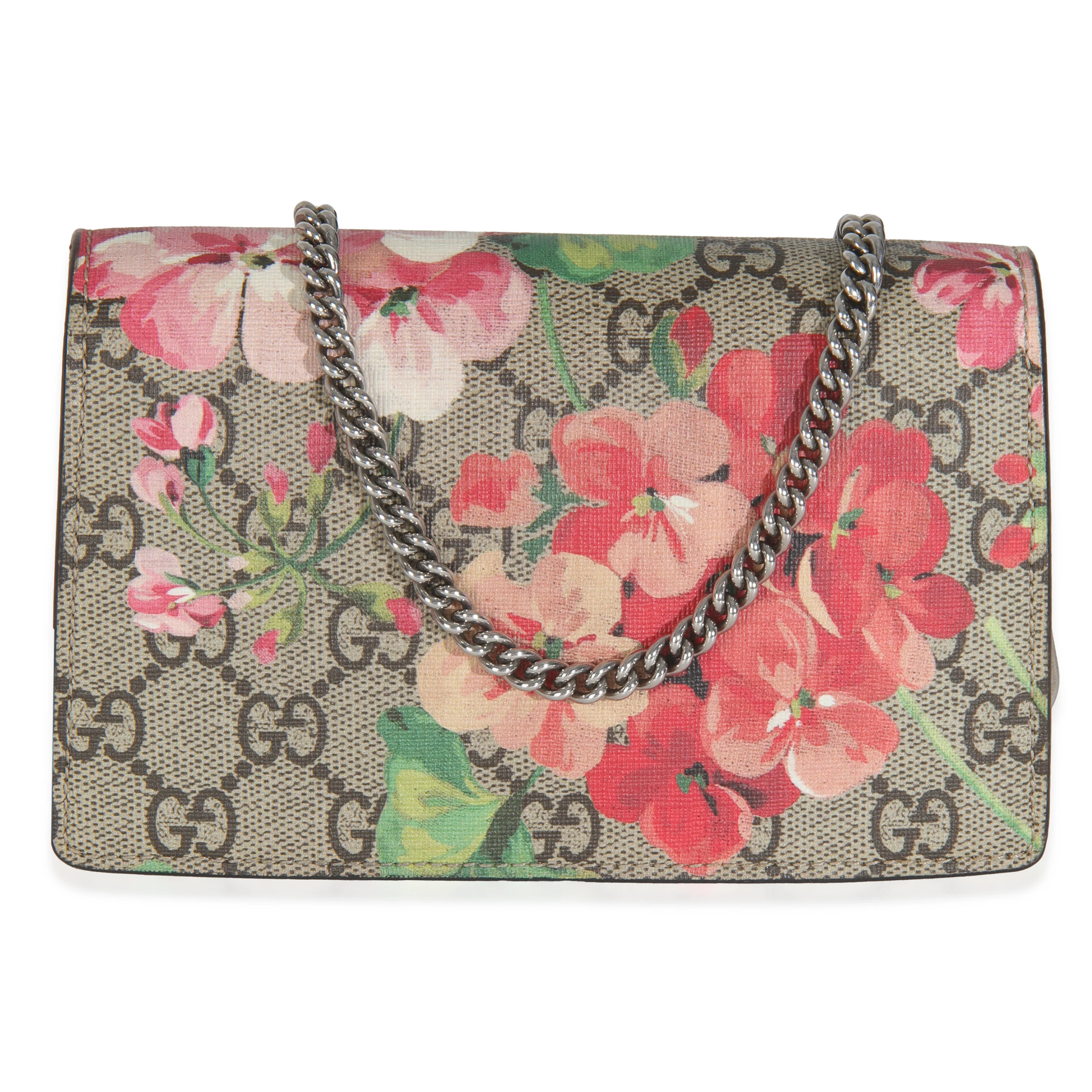Beige GG Supreme Canvas Blooms Super Mini Dionysus - Image 4