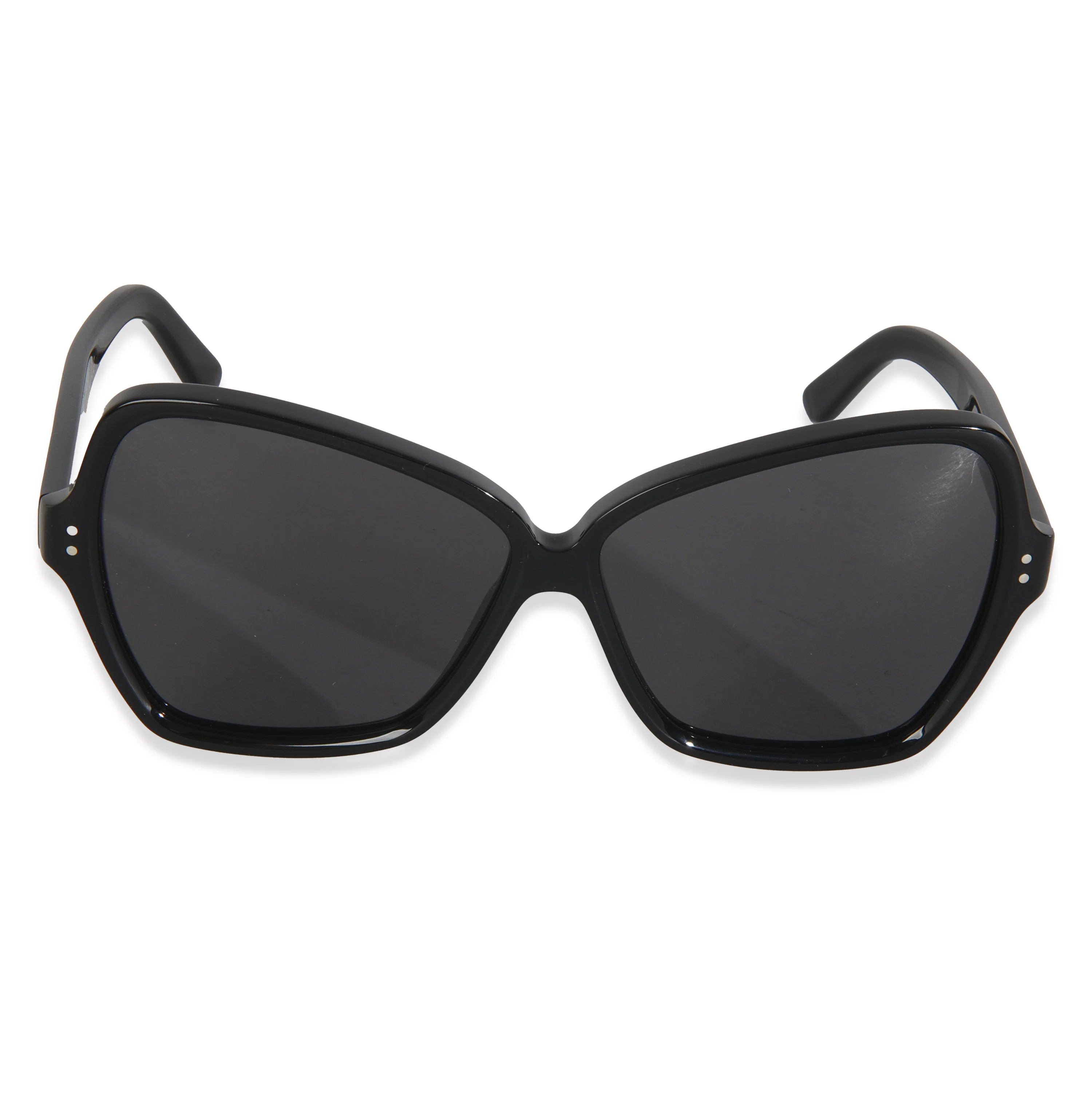 CL400641 Black Acetate Oversized Sunglasses