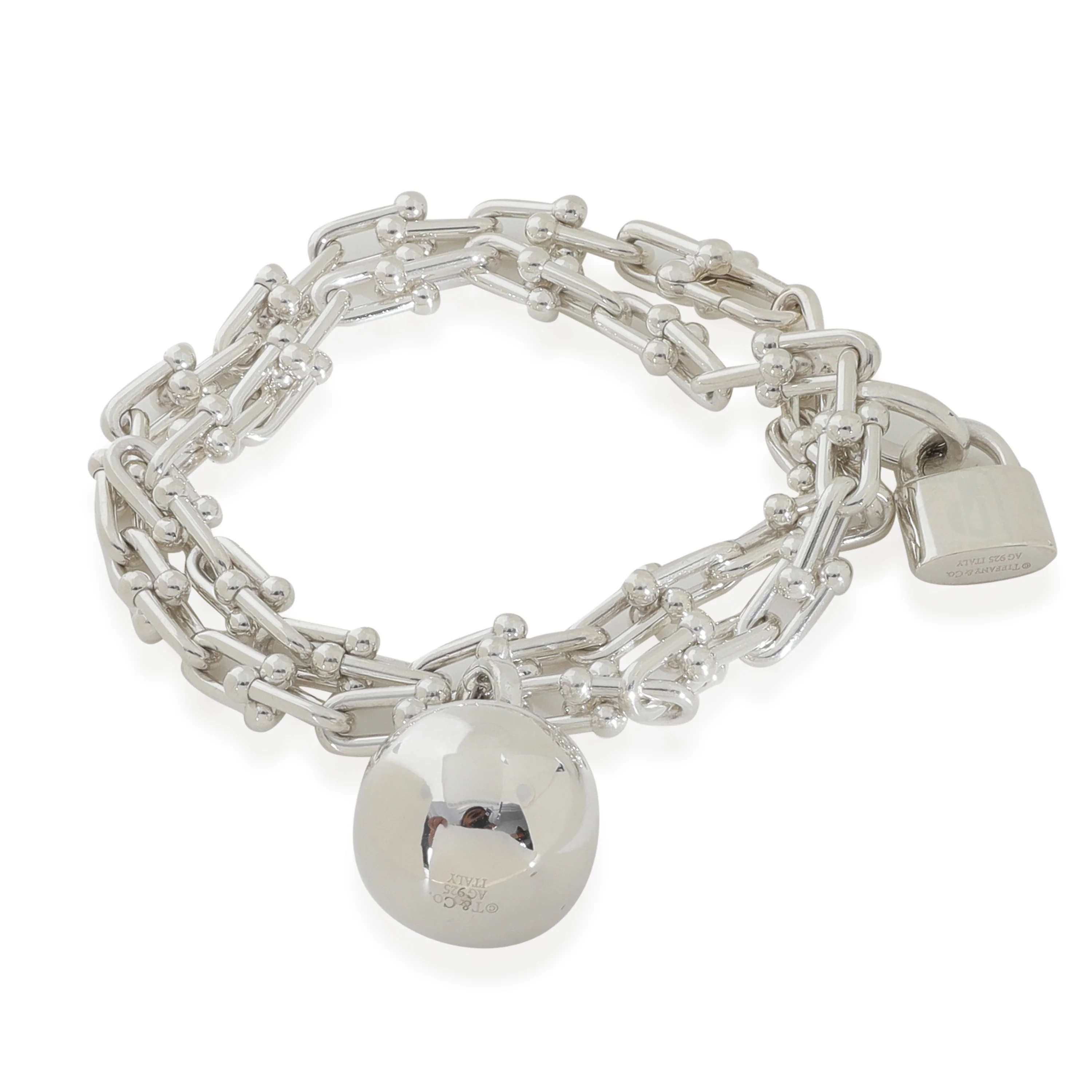 Sterling Silver  Small HardWear Wrap Bracelet