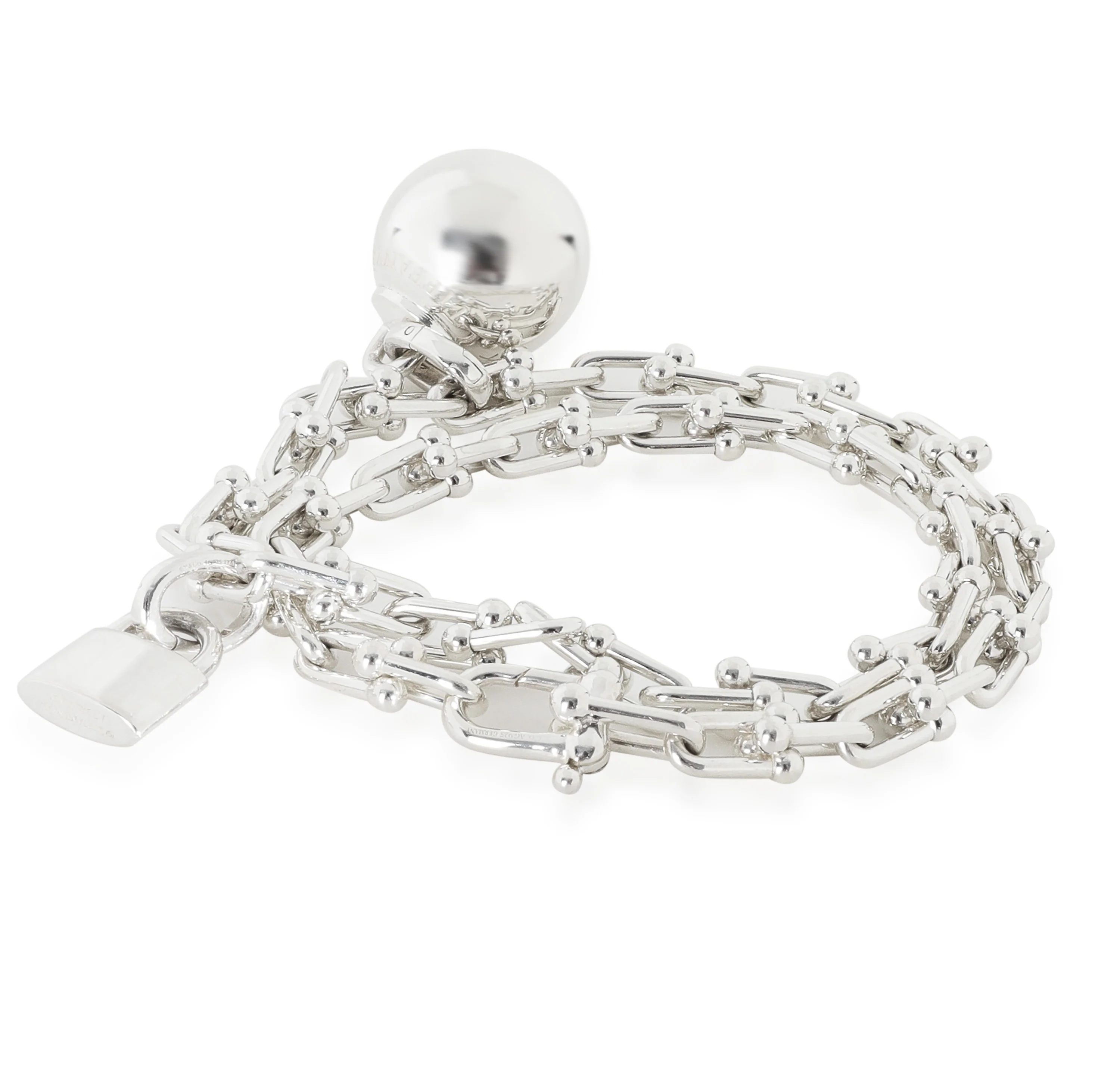 Sterling Silver  Small HardWear Wrap Bracelet - Image 3