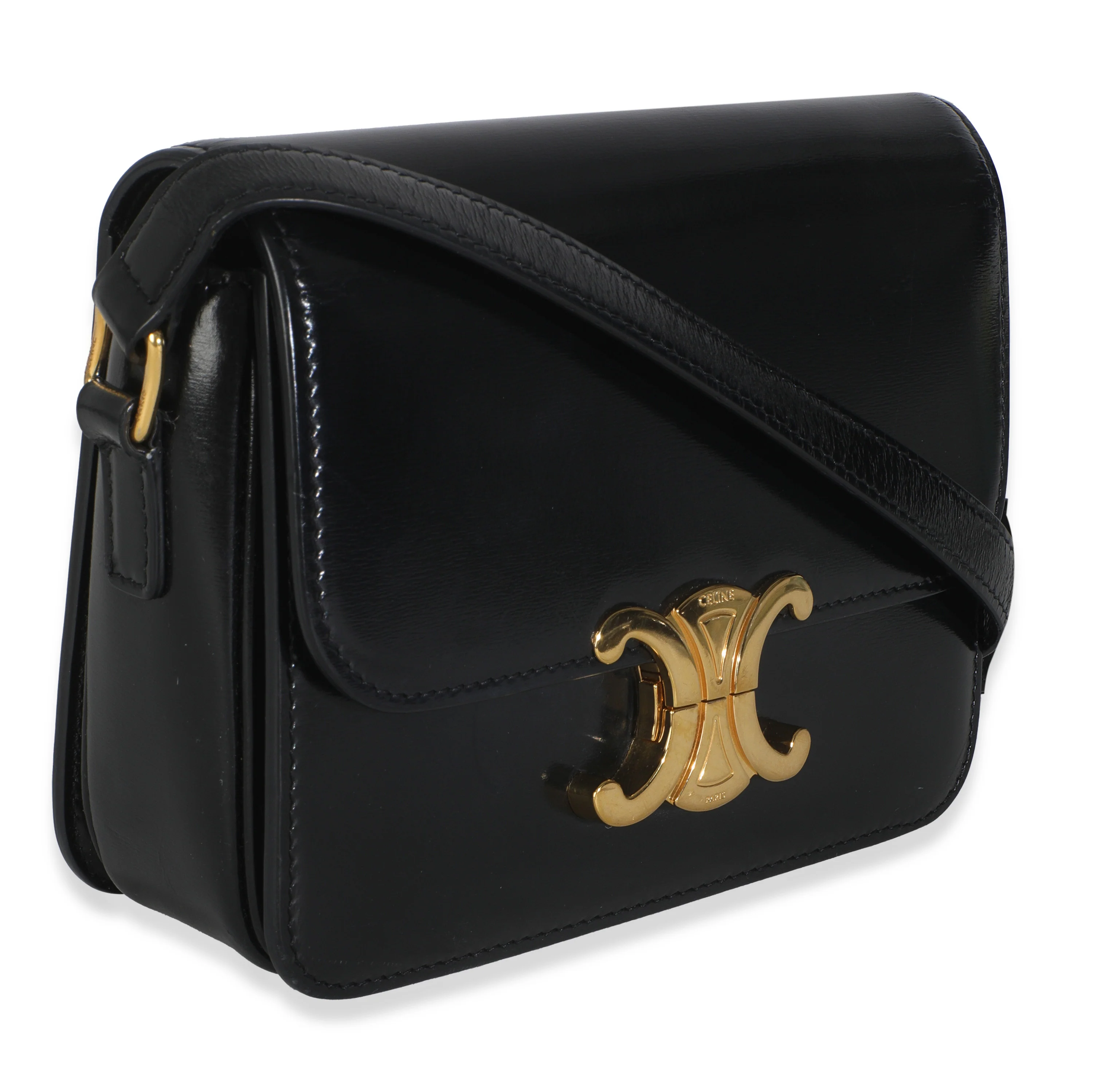 Black Shiny Calfskin Teen Triomphe - Image 3