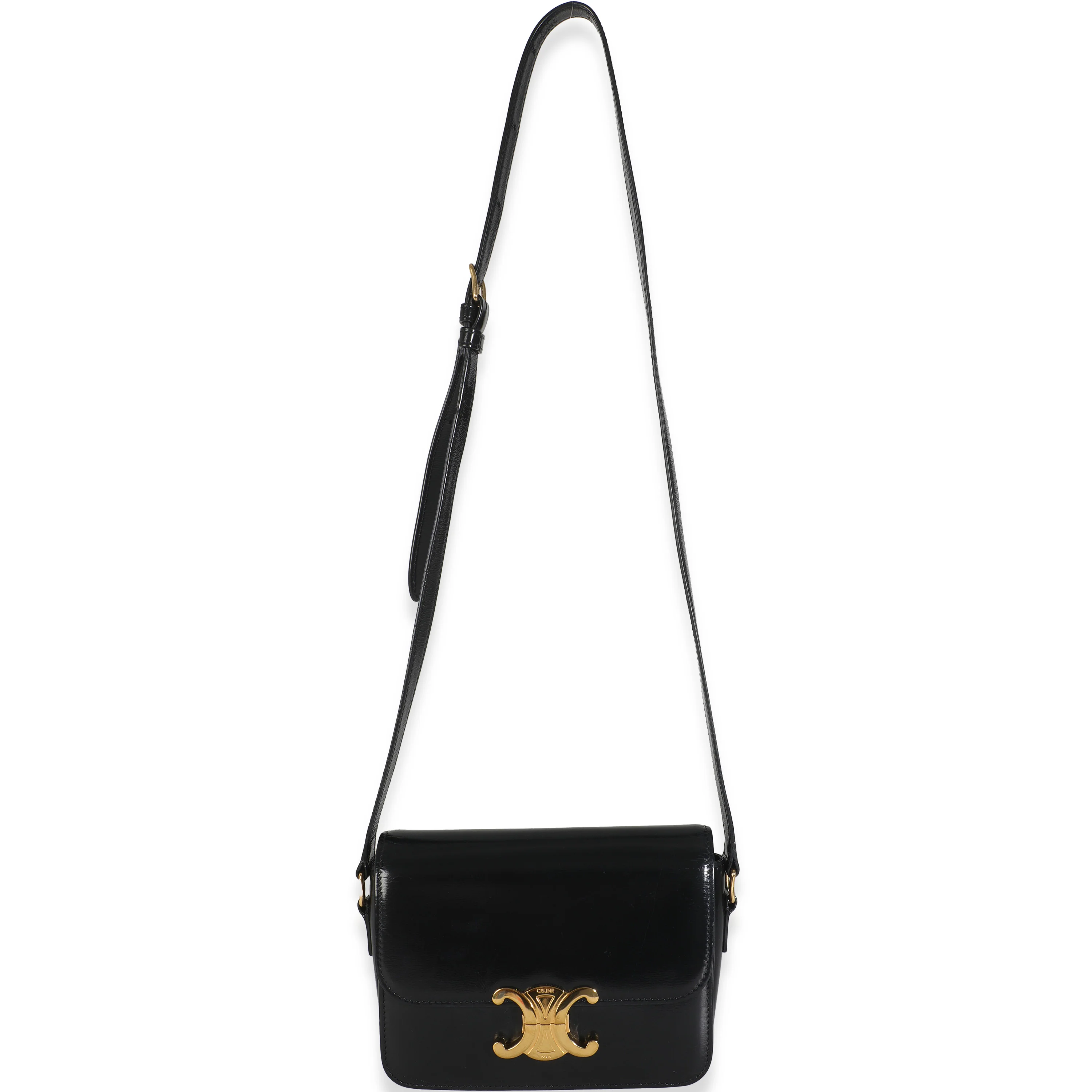 Black Shiny Calfskin Teen Triomphe - Image 8