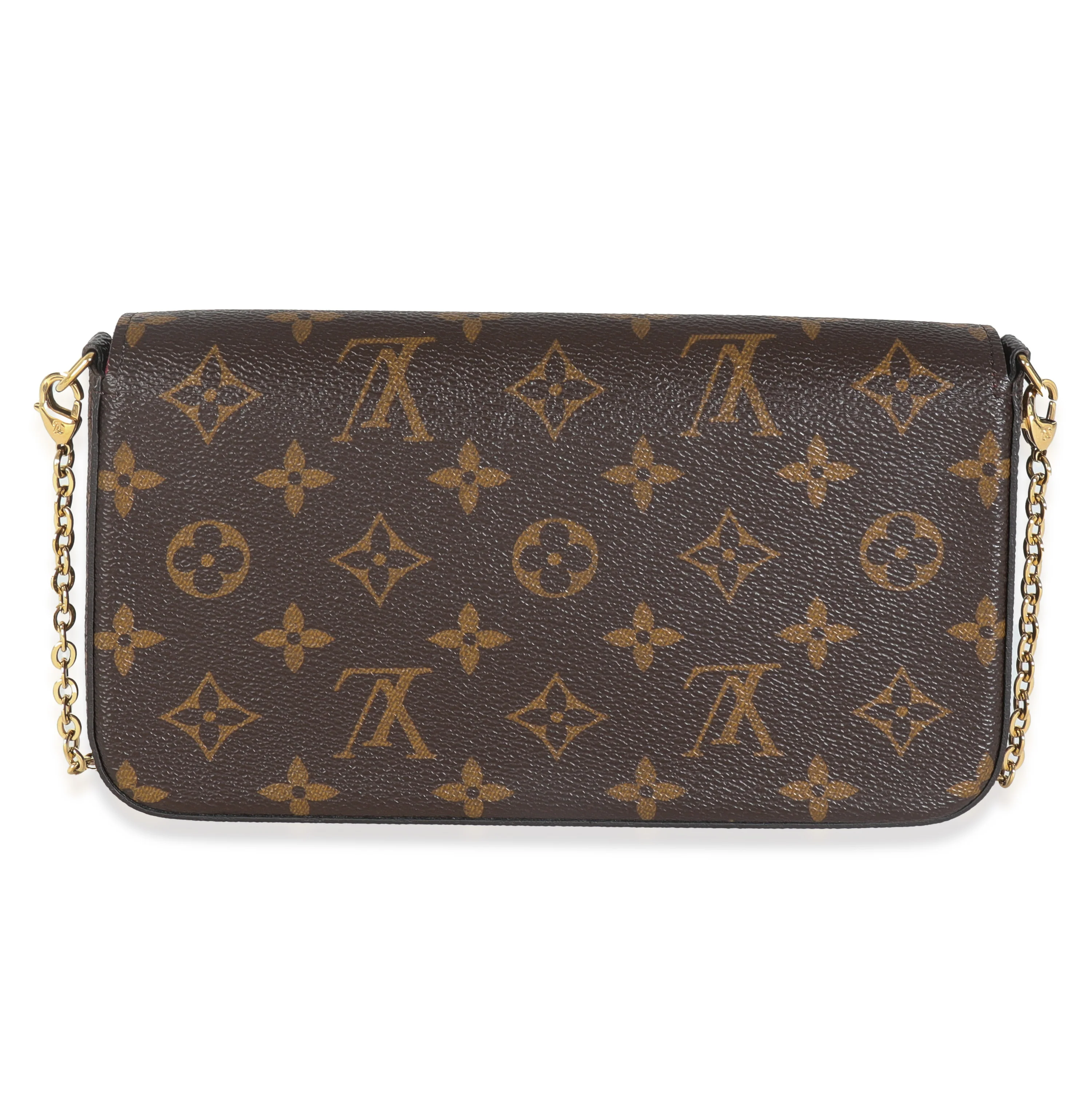 Fuchsia Monogram Canvas Felicie Pochette - Image 4