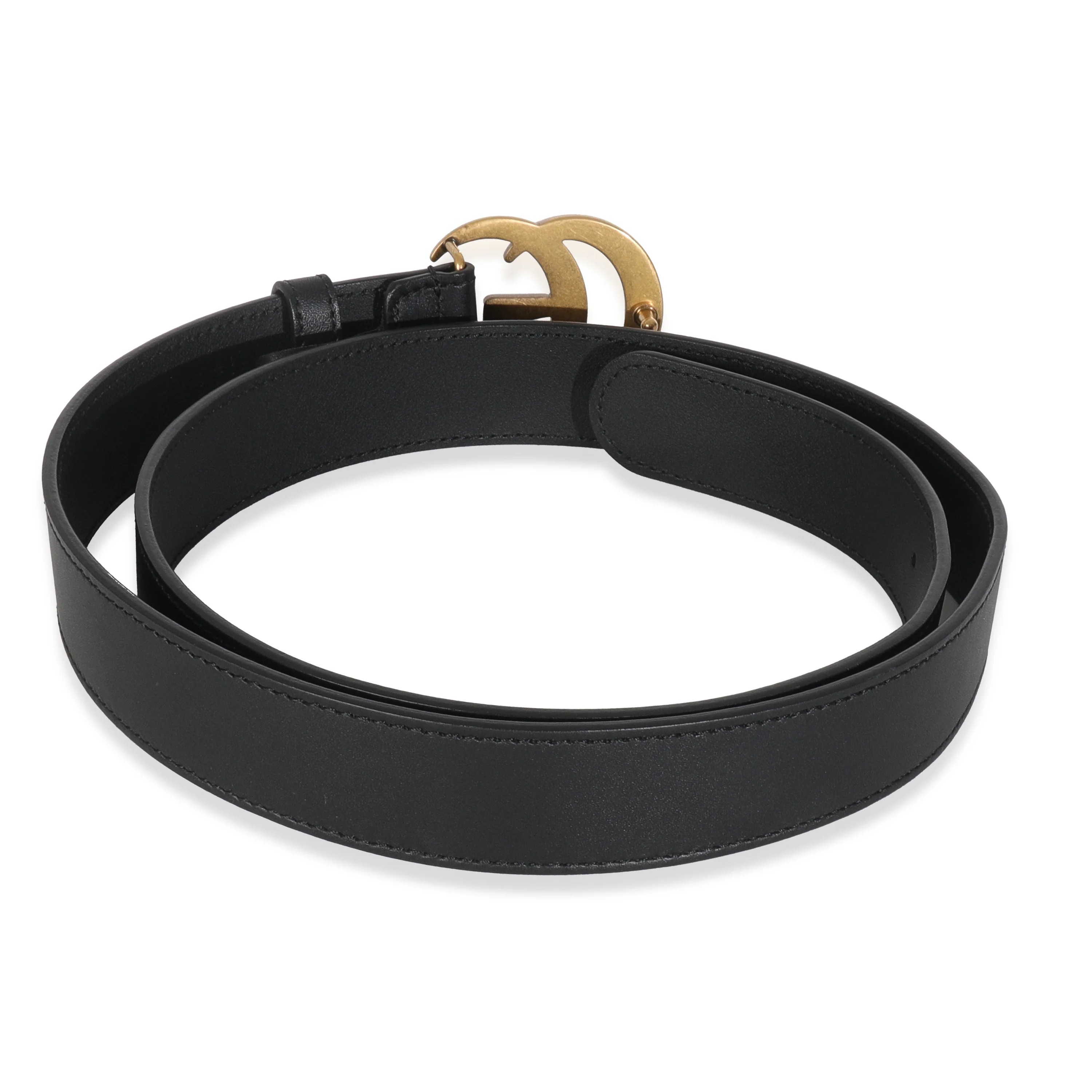 Black Calfskin GG Marmont Belt 90/36 - Image 3