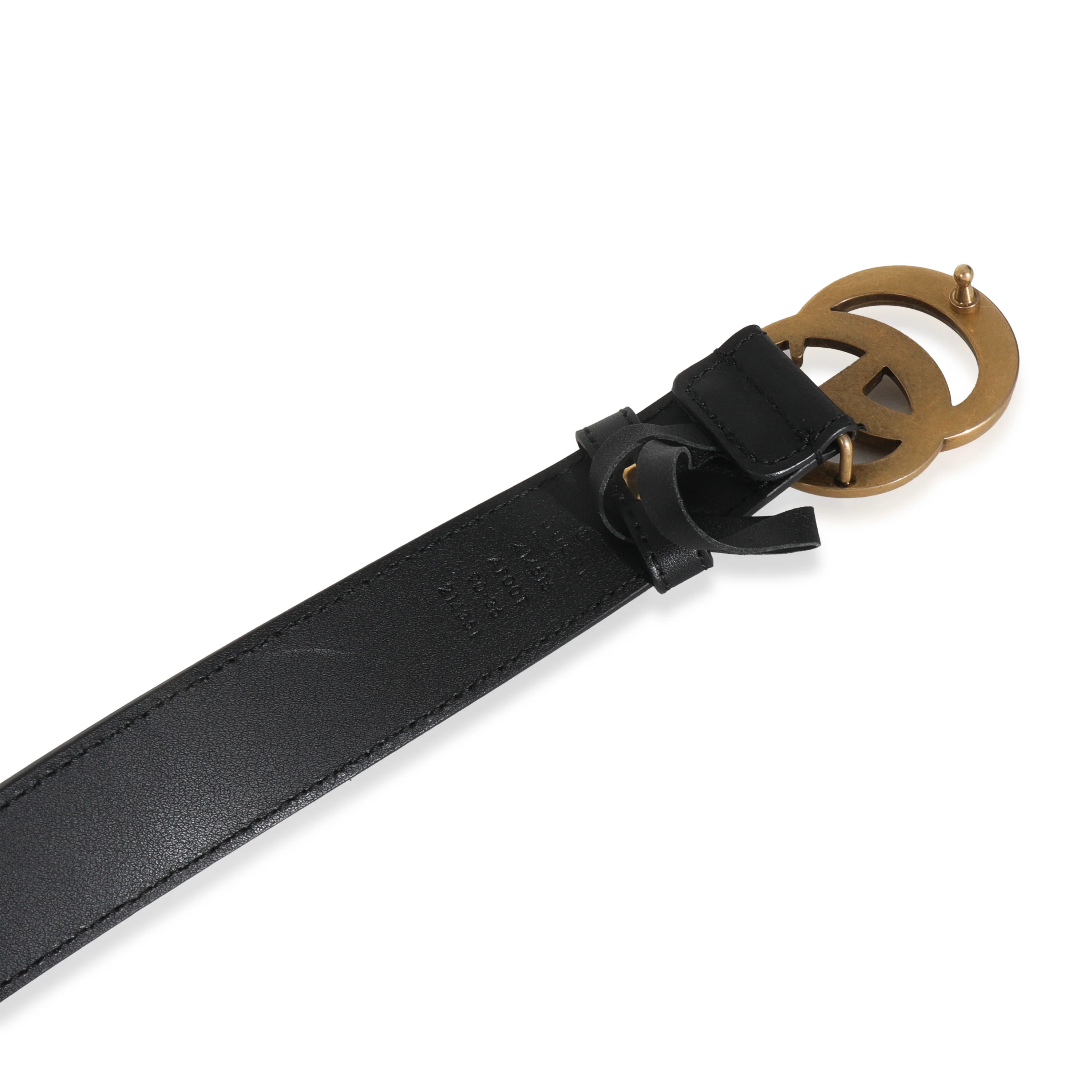 Black Calfskin GG Marmont Belt 90/36 - Image 4