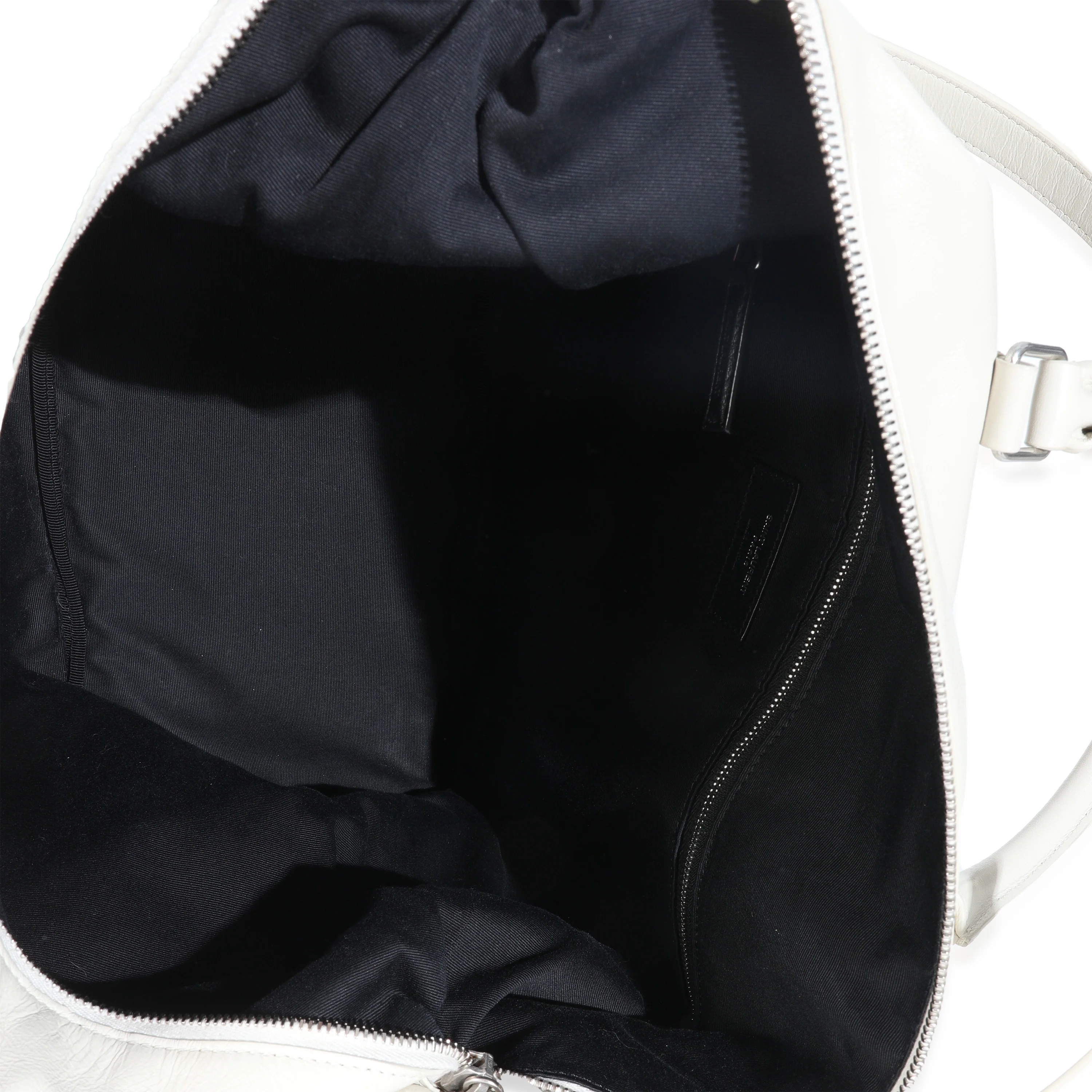 White Calfskin Camden Tote - Image 8