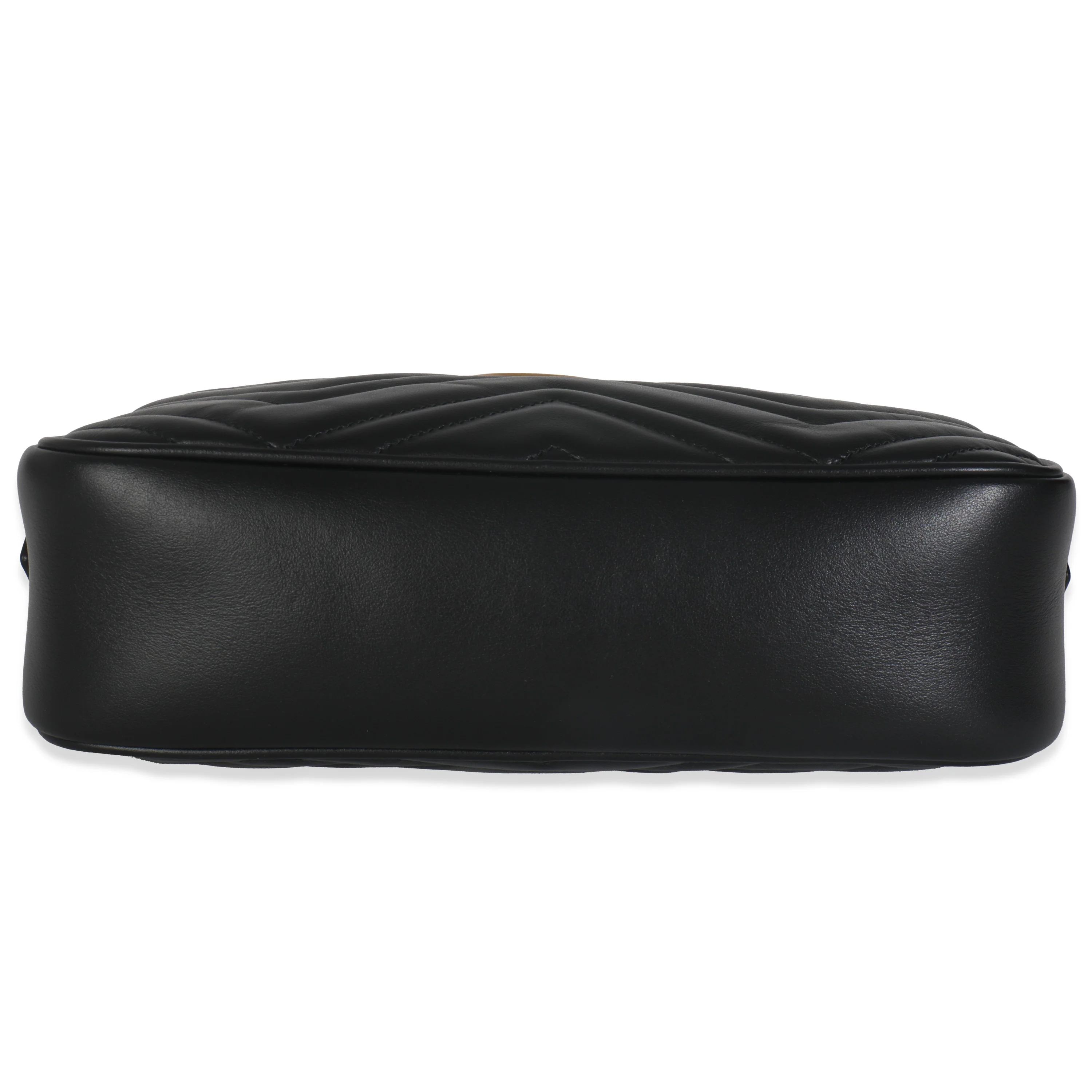Black Matelasse Calfskin GG Marmont Camera Bag - Image 5
