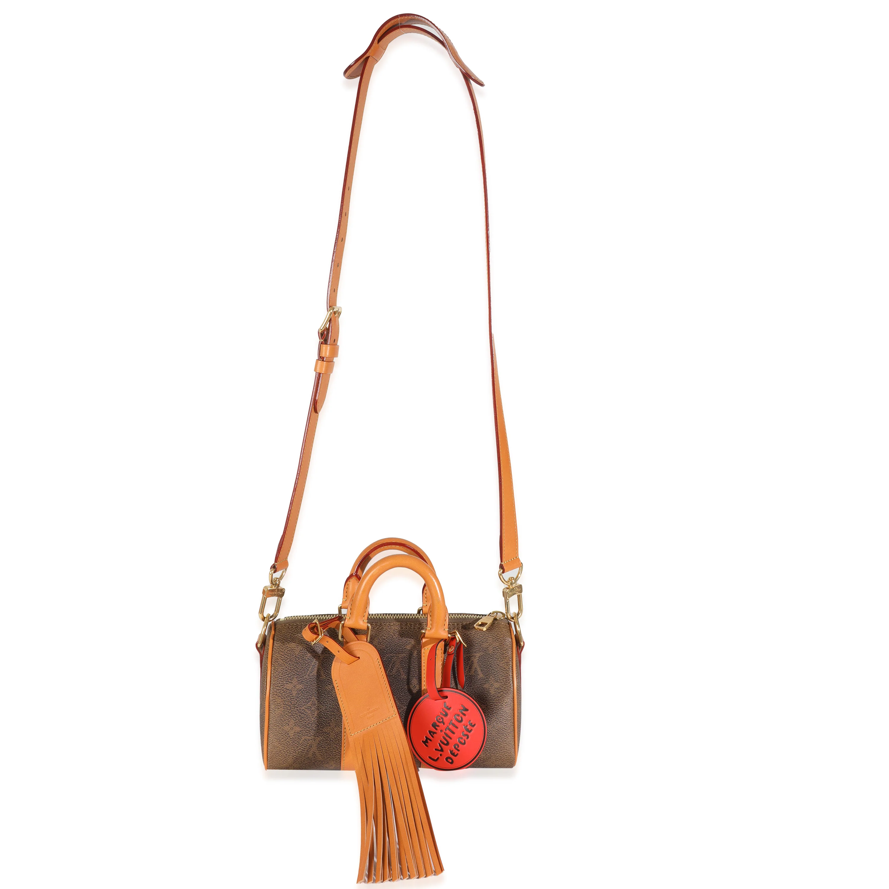 Monogram Dust Canvas Keepall Bandouliere 25 - Image 9