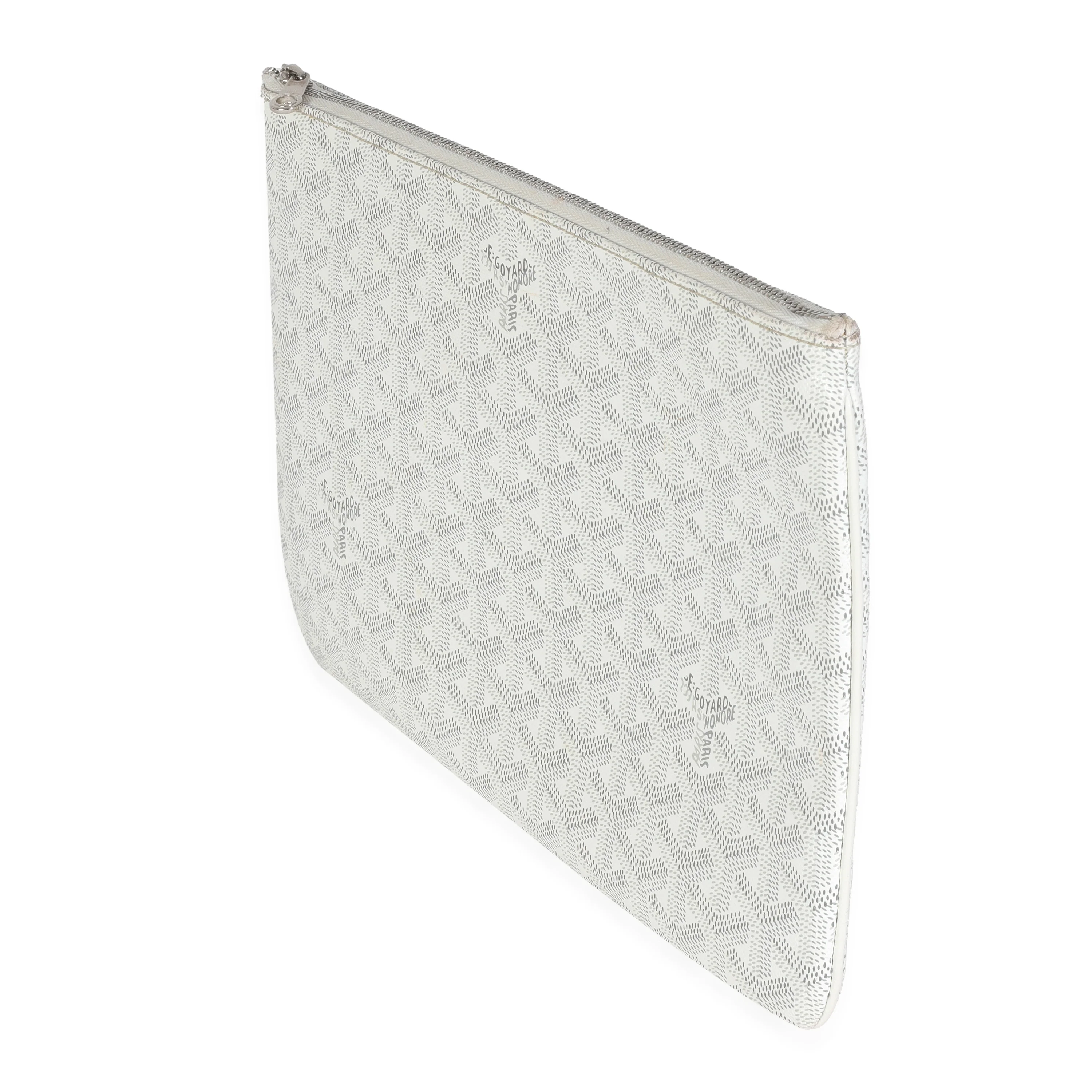 White Goyardine Canvas Senat MM - Image 2