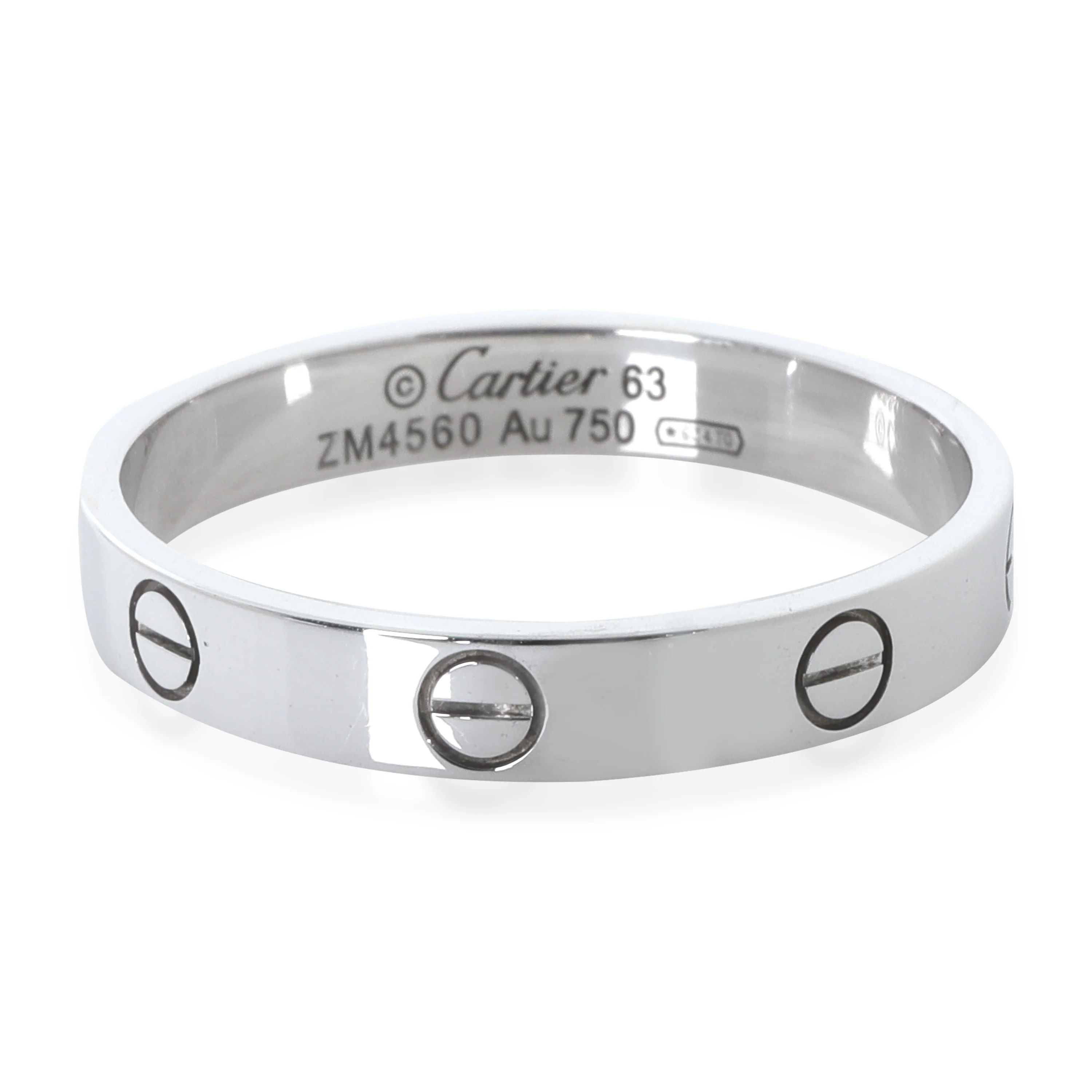 White Gold Small Model Love Ring