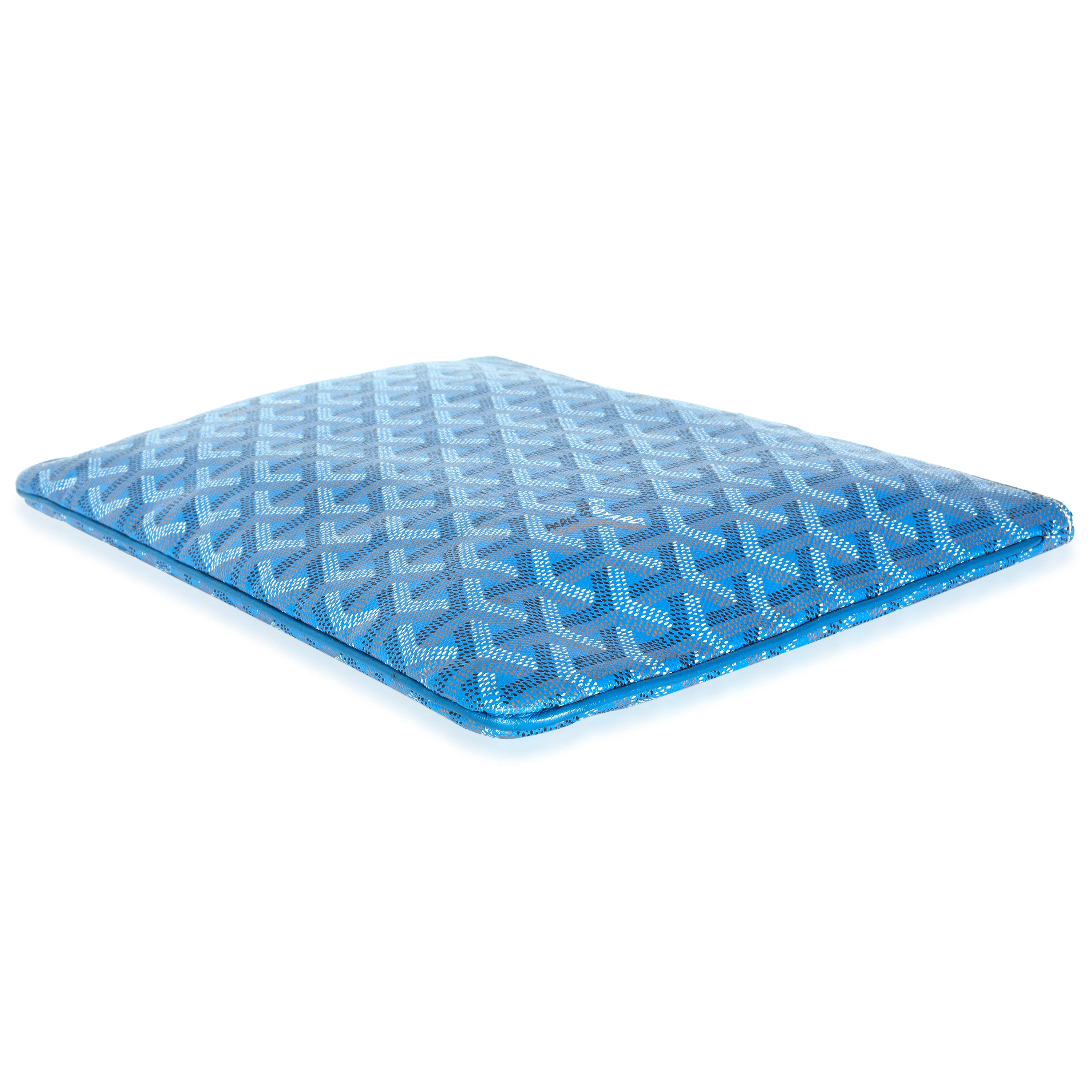 Blue Goyardine Canvas Senat MM - Image 7
