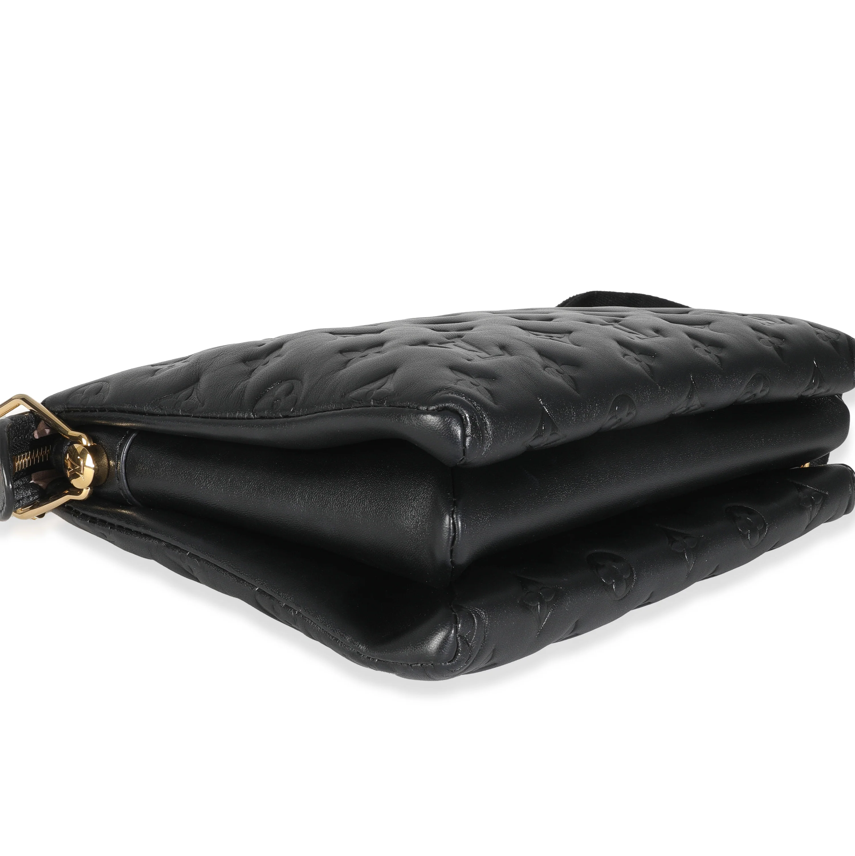Black Monogram Embossed Lambskin Coussin PM - Image 6