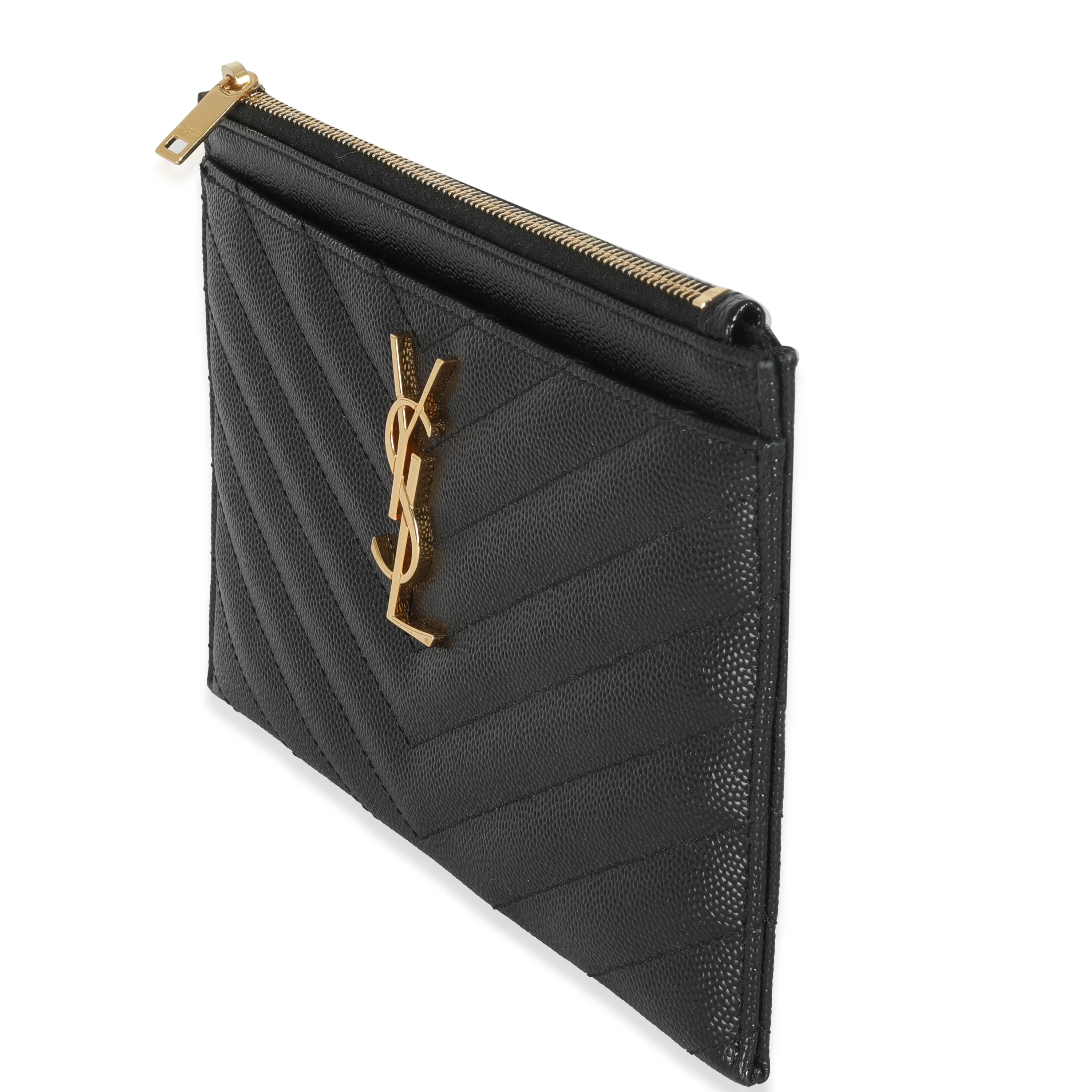 Black Grain De Poudre Bill Pouch - Image 2