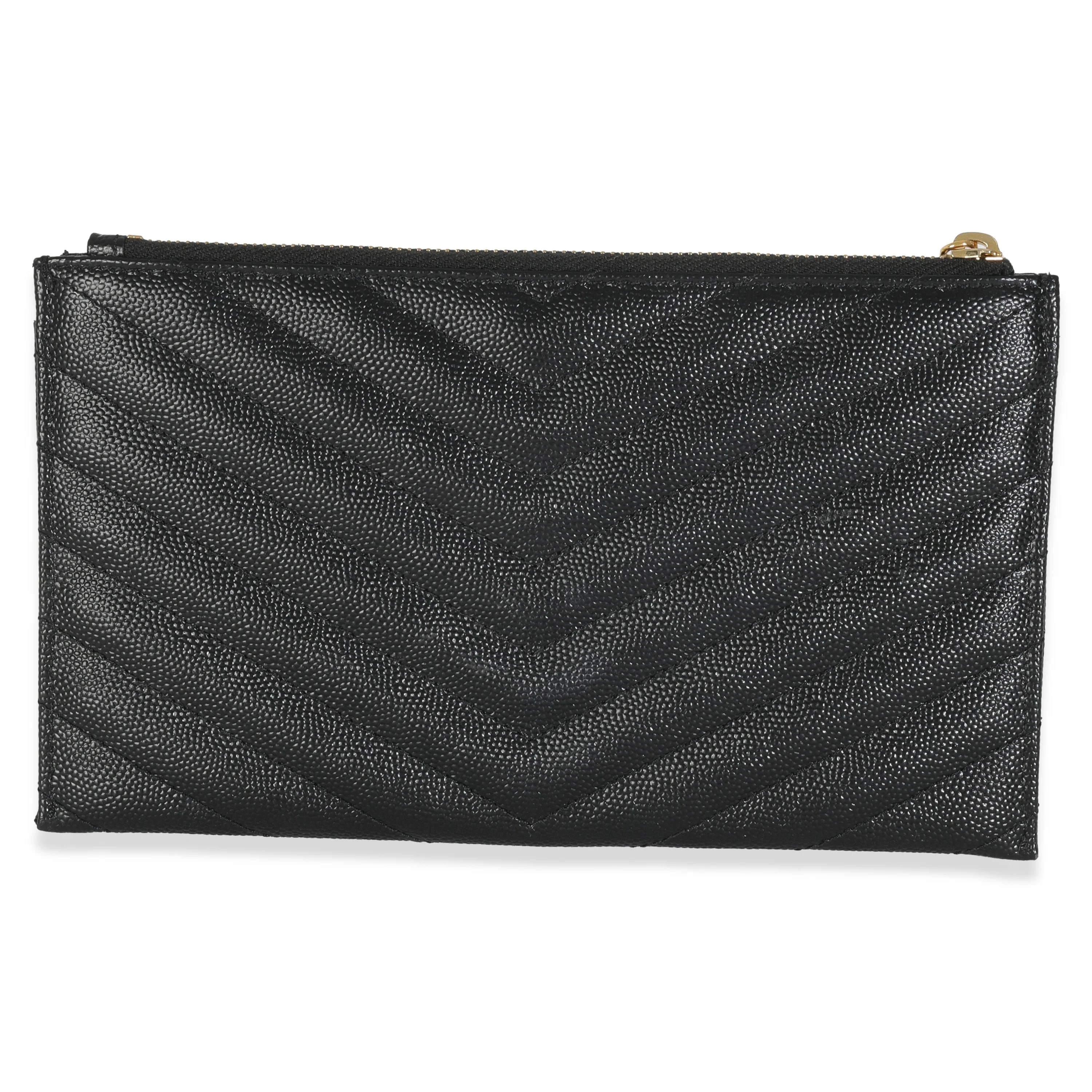 Black Grain De Poudre Bill Pouch - Image 4