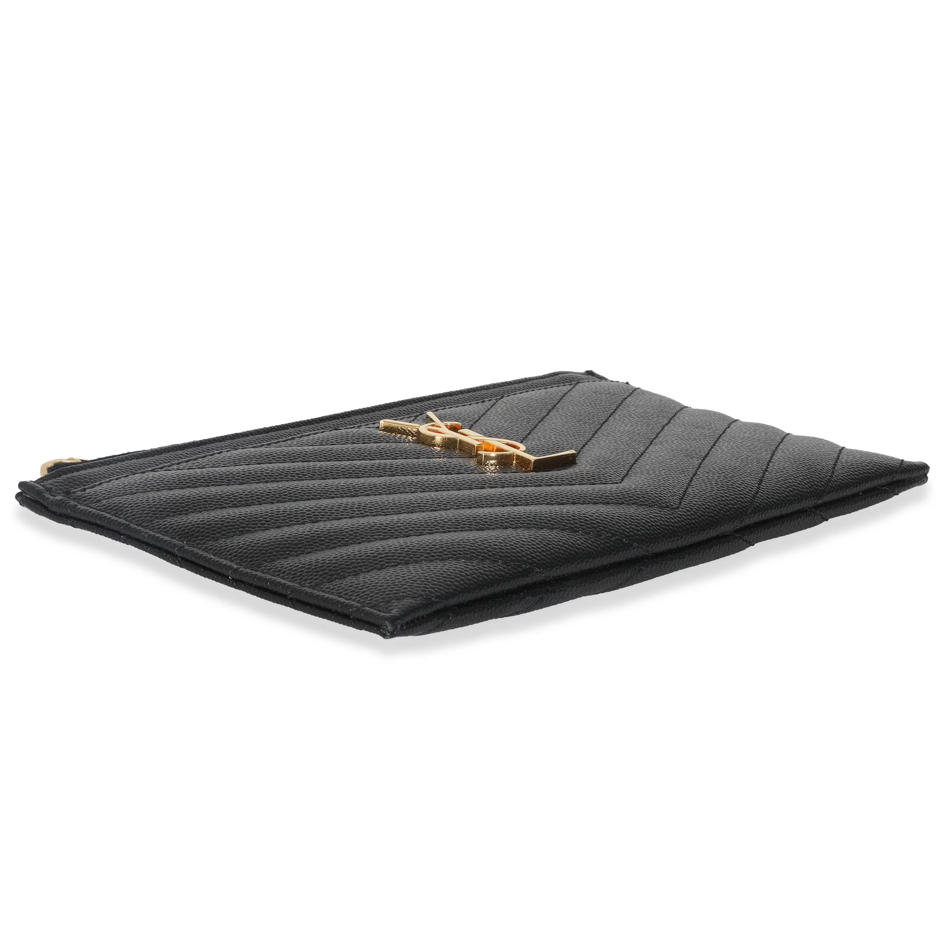 Black Grain De Poudre Bill Pouch - Image 6