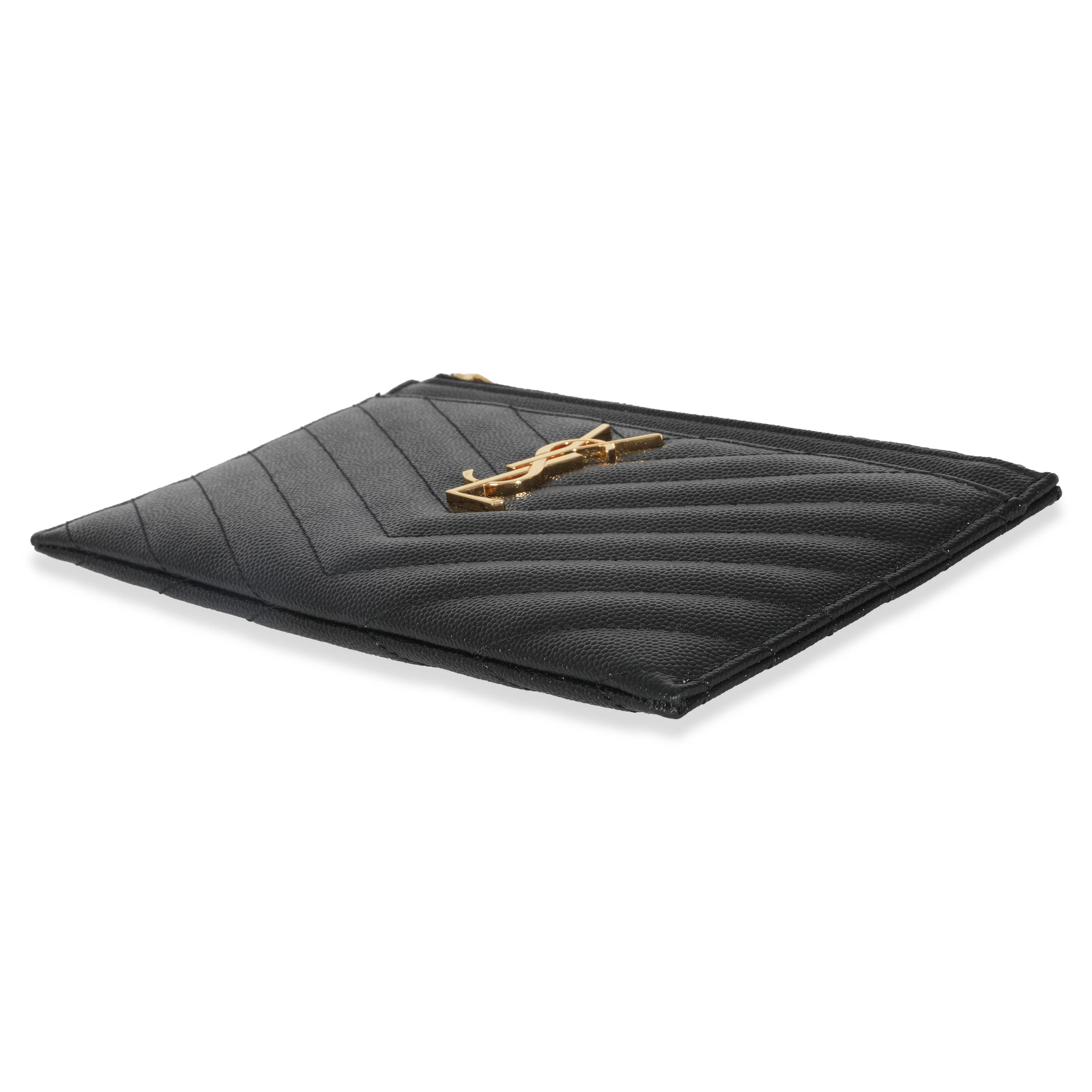 Black Grain De Poudre Bill Pouch - Image 7
