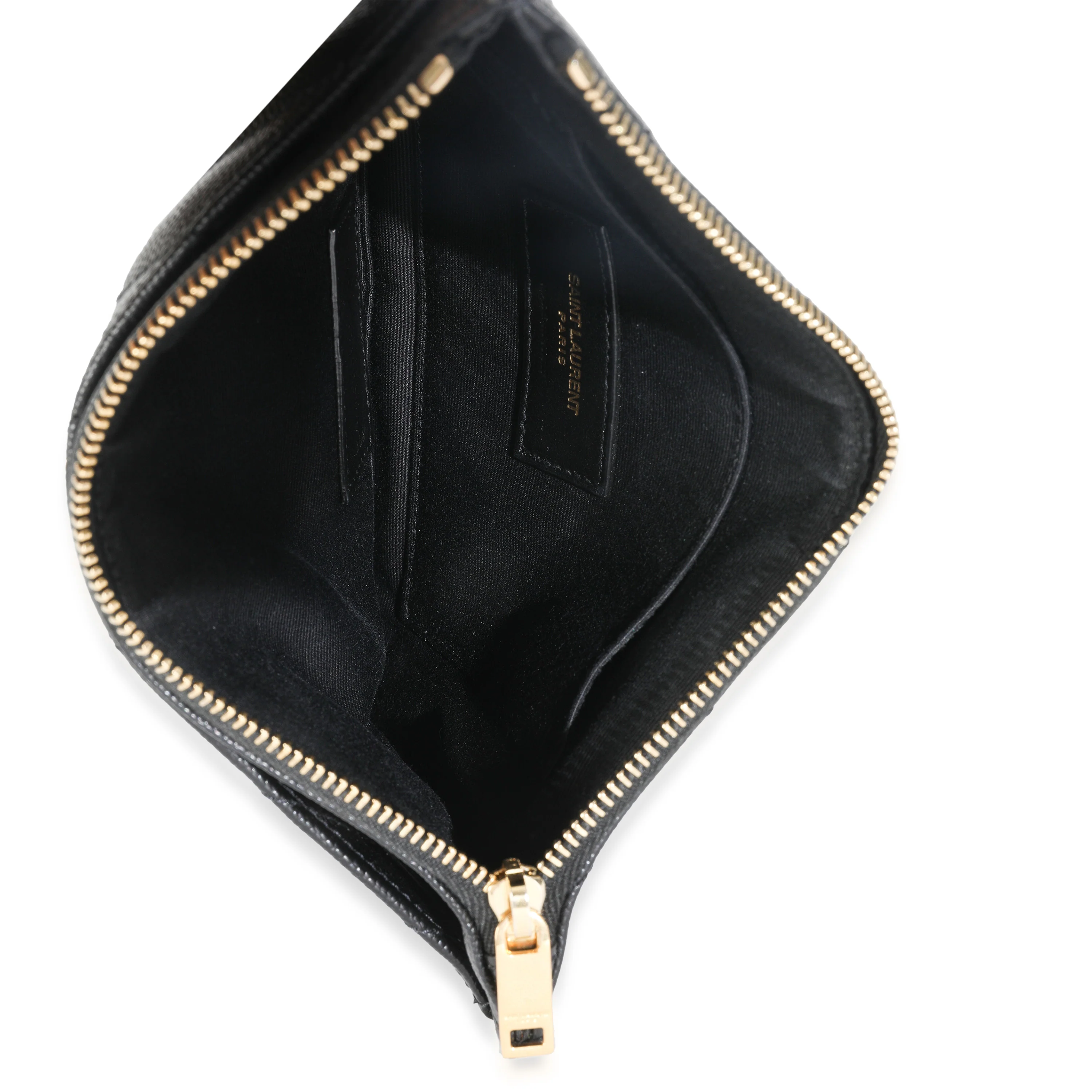 Black Grain De Poudre Bill Pouch - Image 8