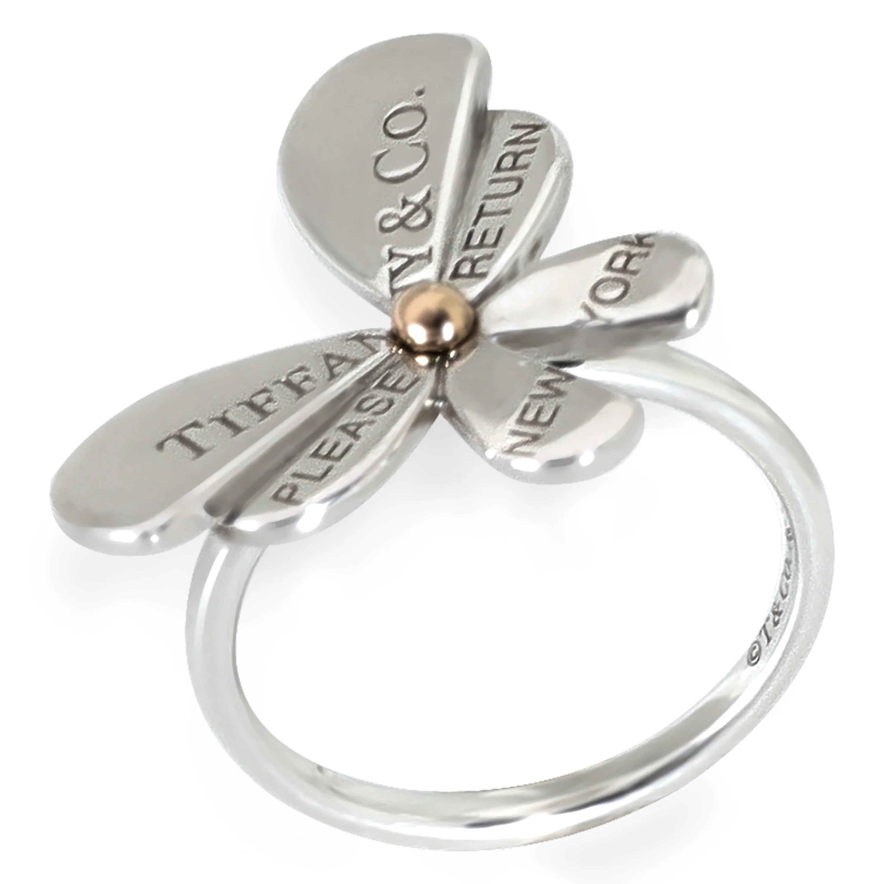 Rose Gold & Sterling Silver  Return To Tiffany Ring - Image 2