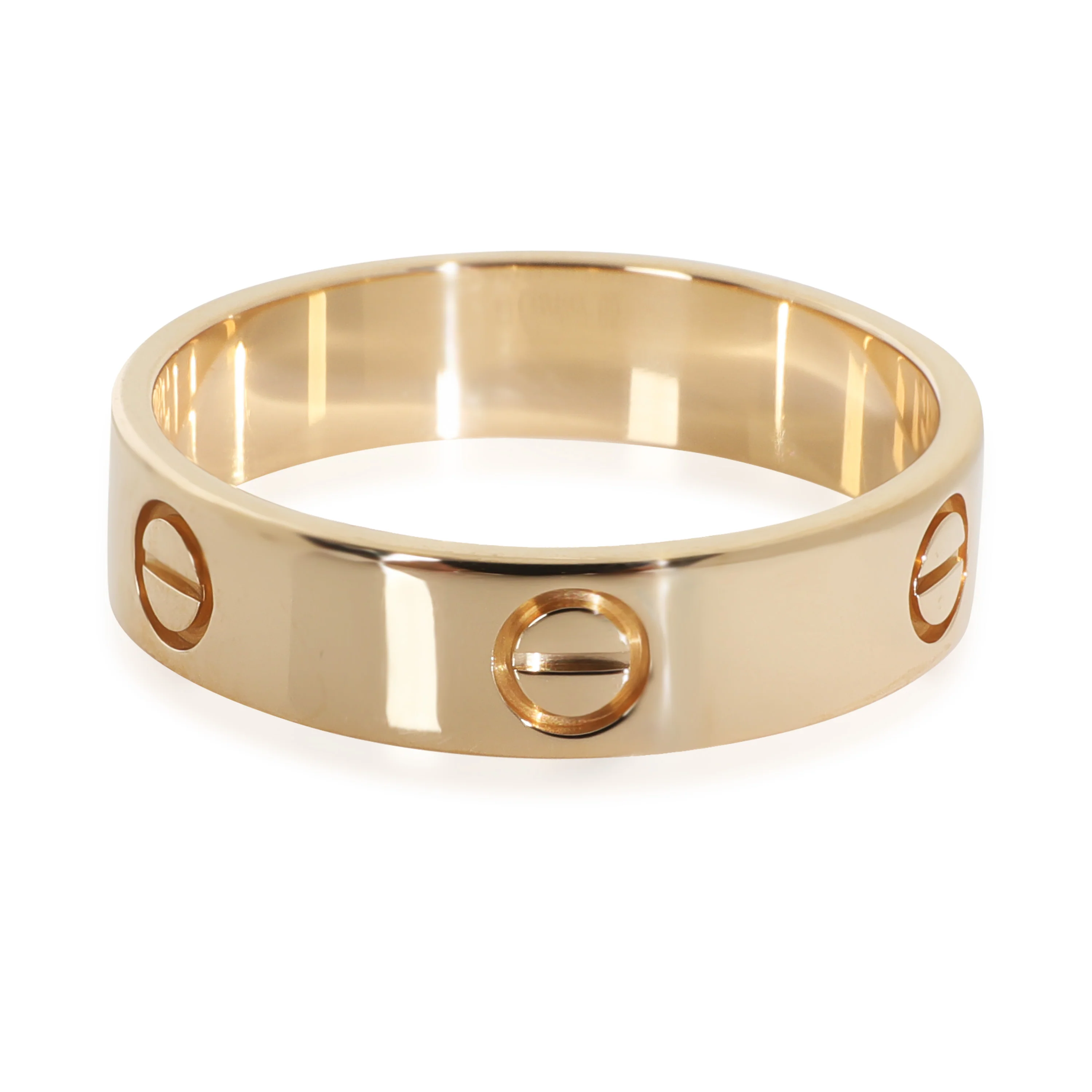 Yellow Gold Love Ring - Image 3