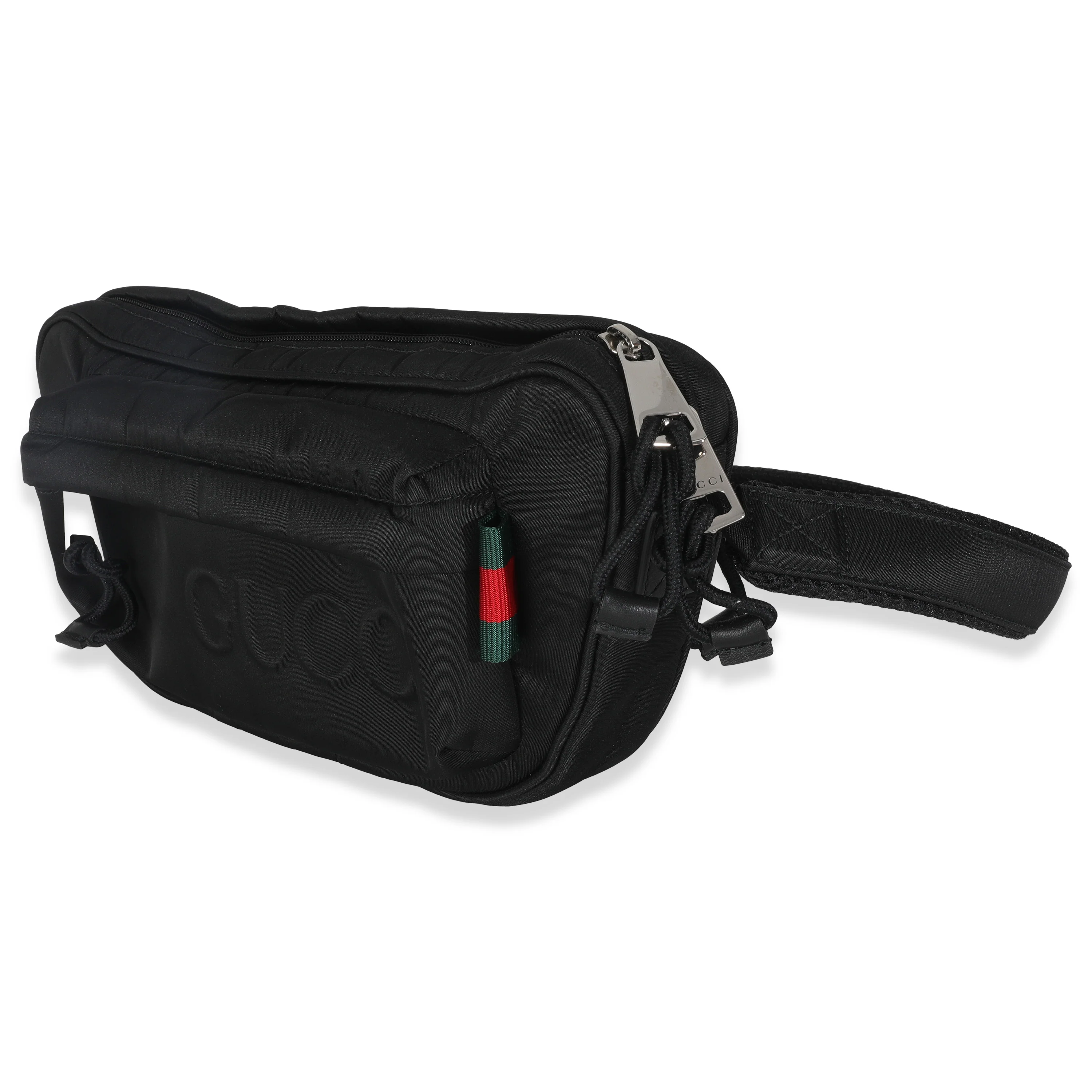 Black Nylon Logo Large Slingbag - Image 2