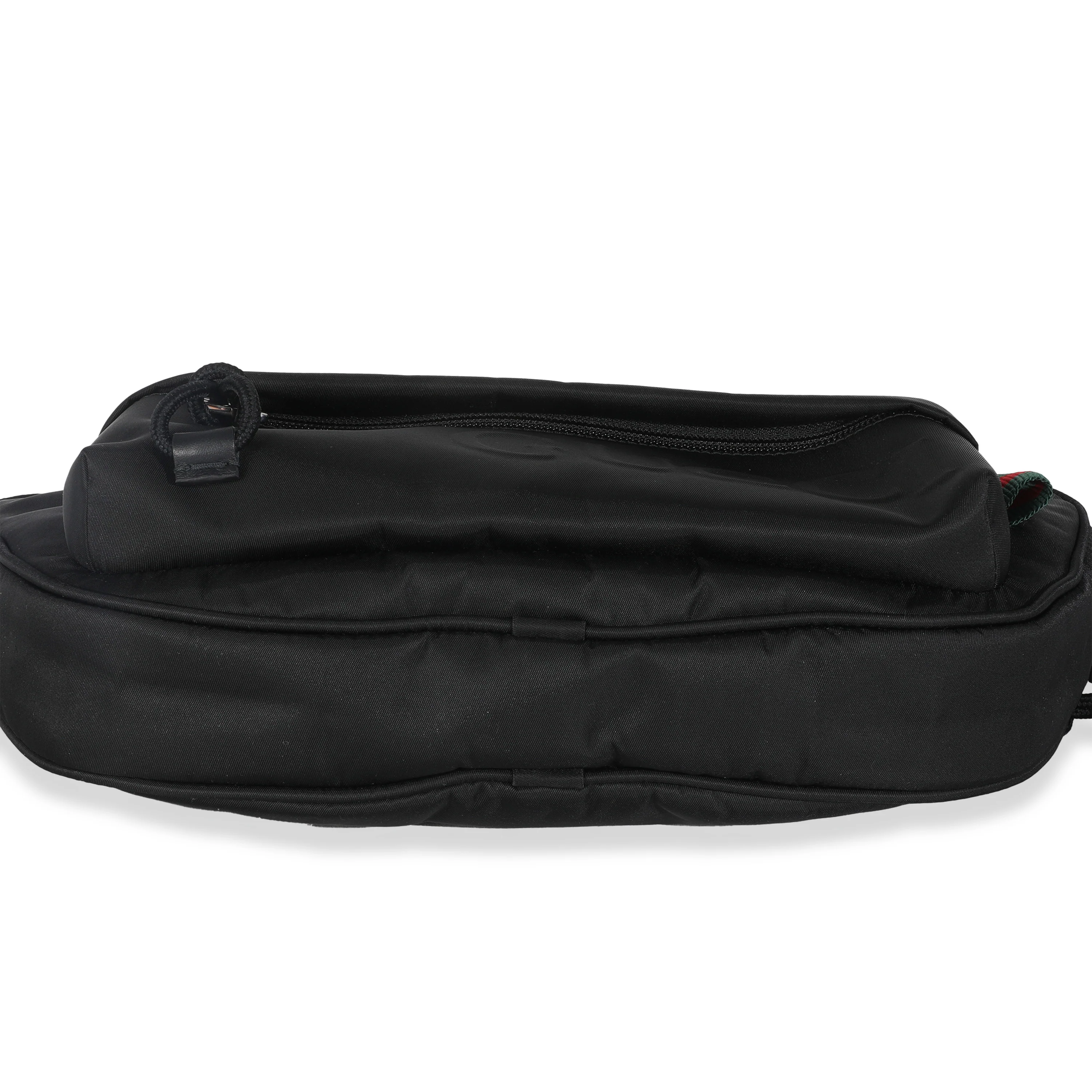 Black Nylon Logo Large Slingbag - Image 7