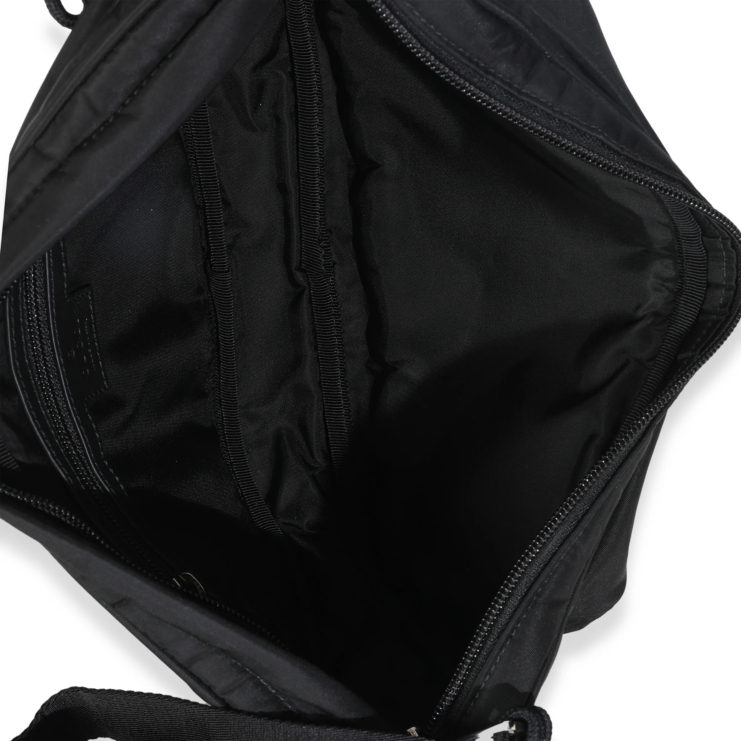 Black Nylon Logo Large Slingbag - Image 9