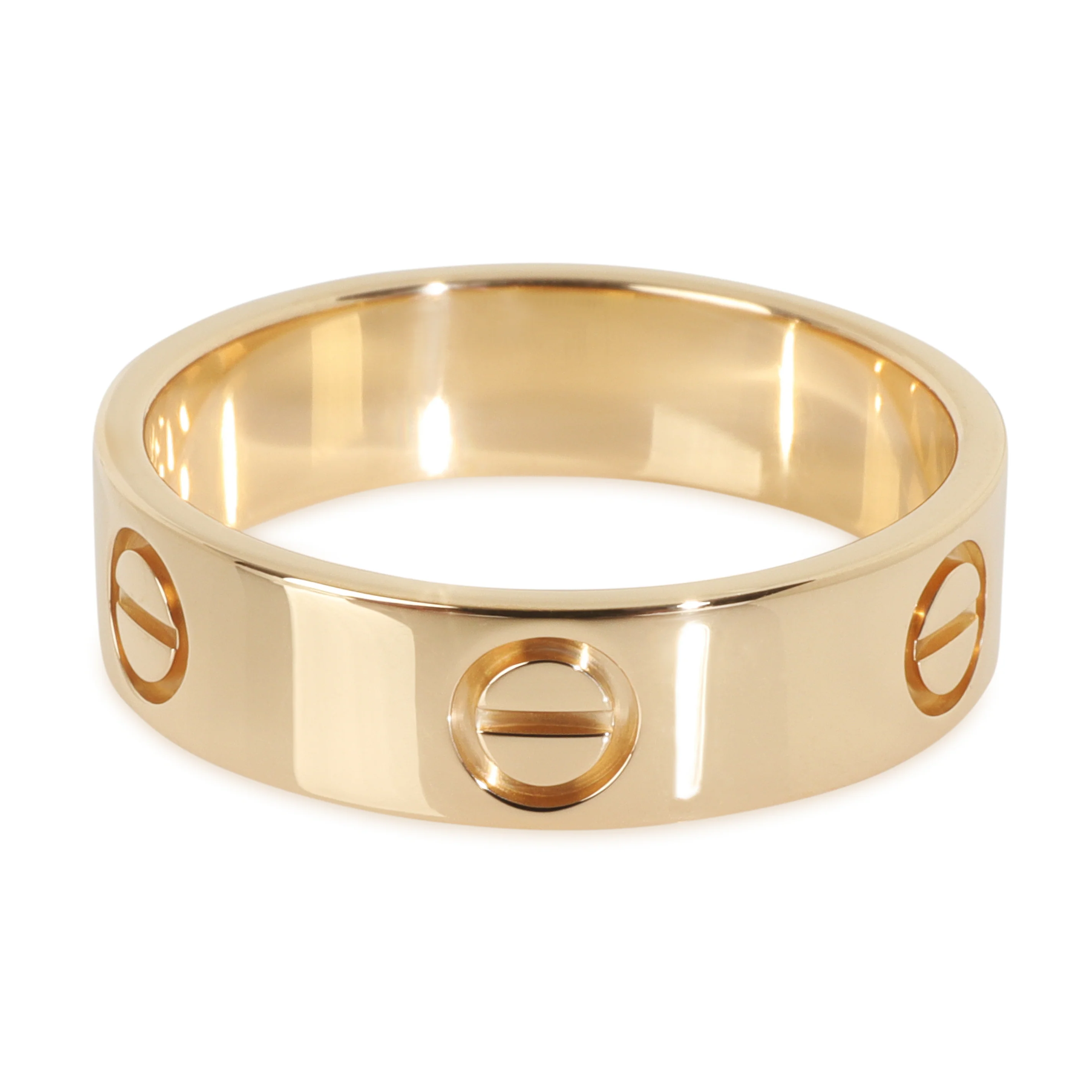 Yellow Gold  Love Ring - Image 3