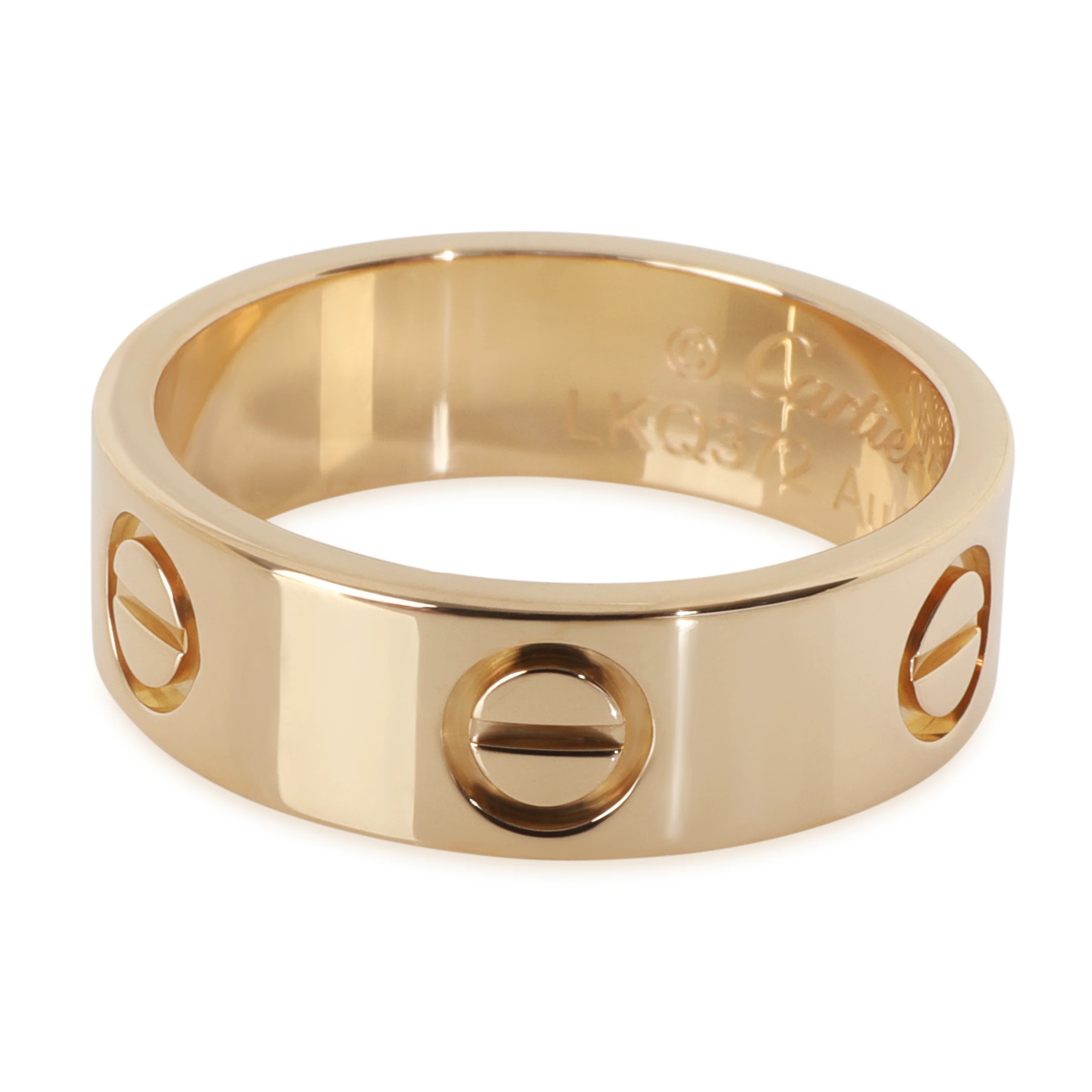 Yellow Gold  Love Ring - Image 2