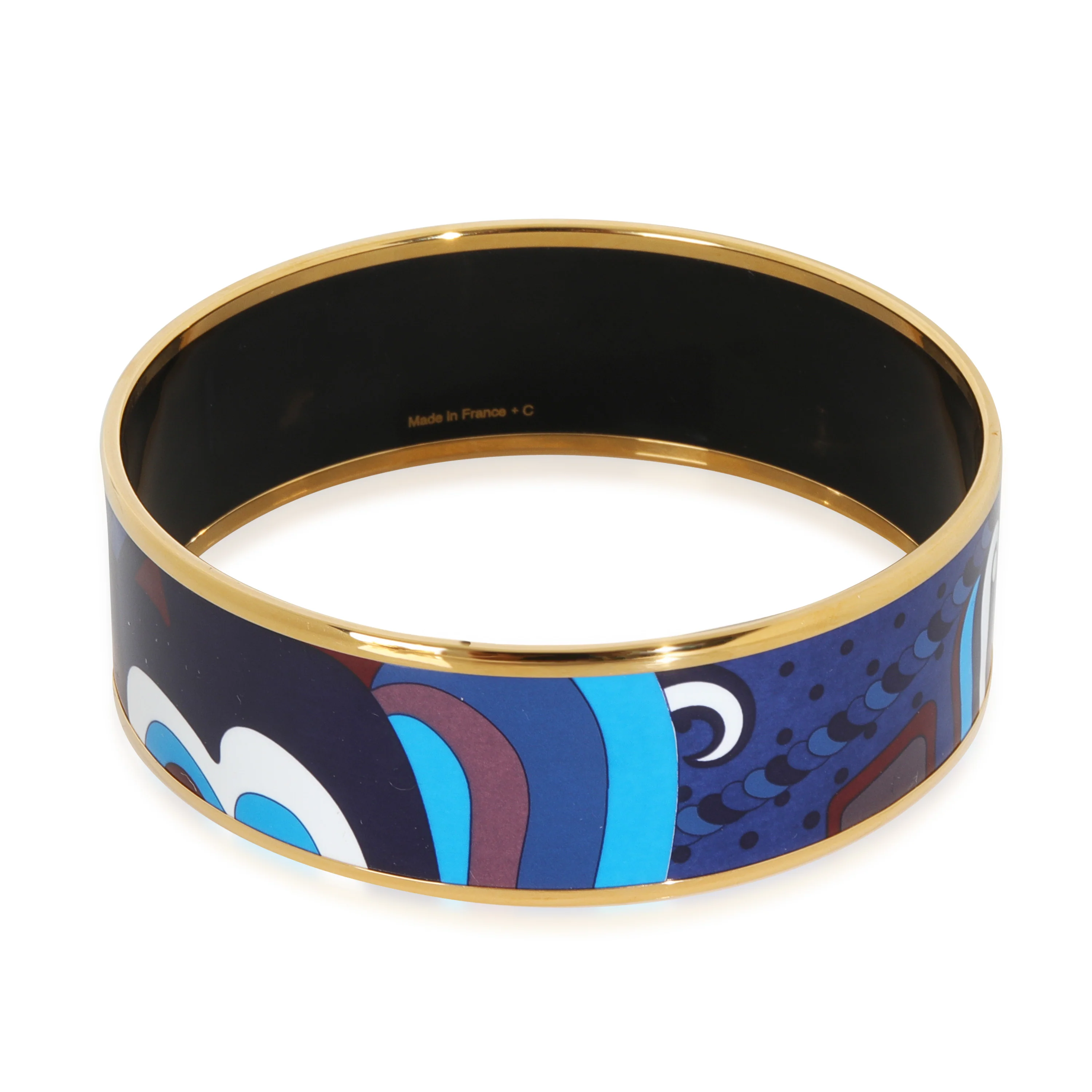 Gold-Plated Enamel Bracelet, 67MM - Image 2