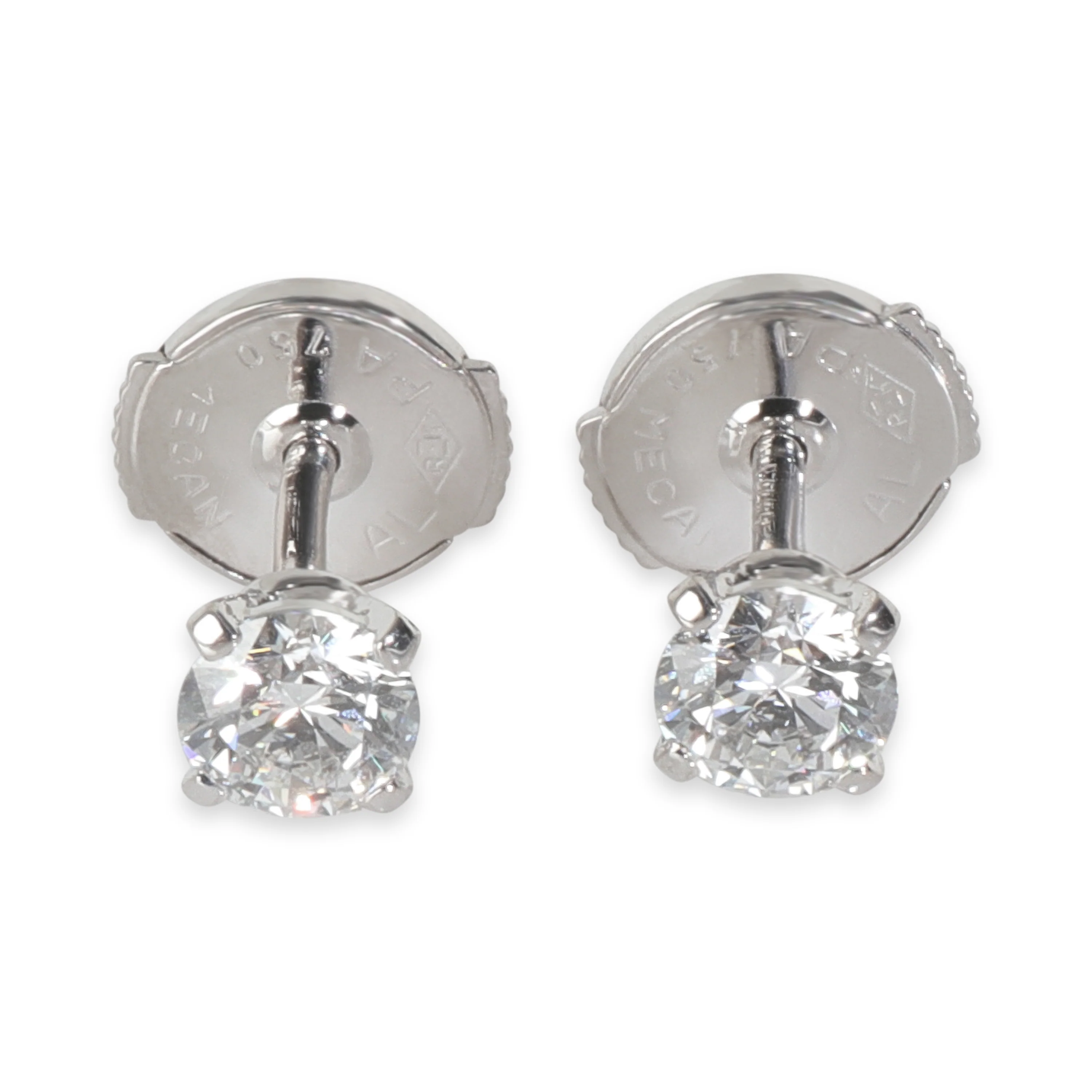 White Gold Diamond 1895 Earrings