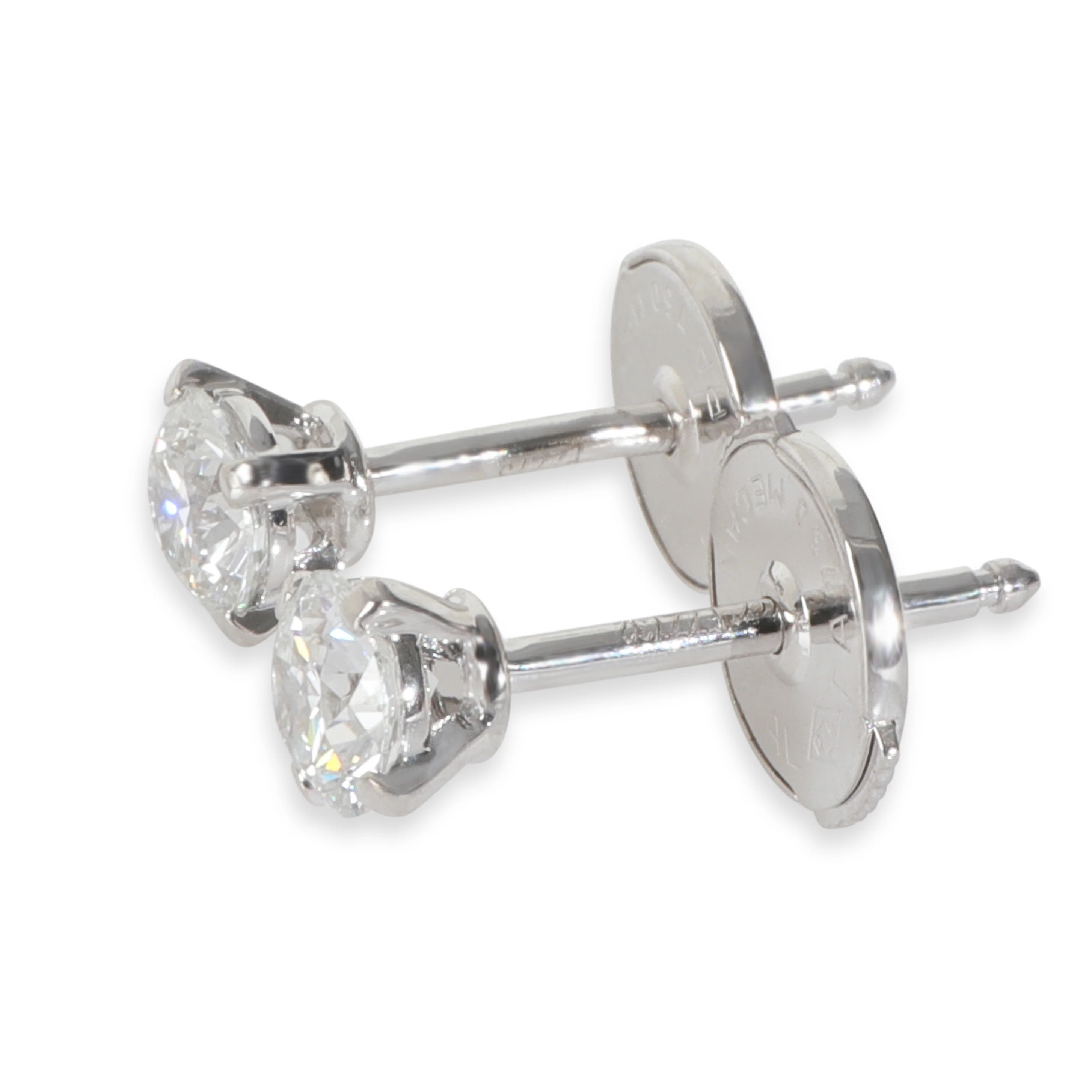 White Gold Diamond 1895 Earrings - Image 2