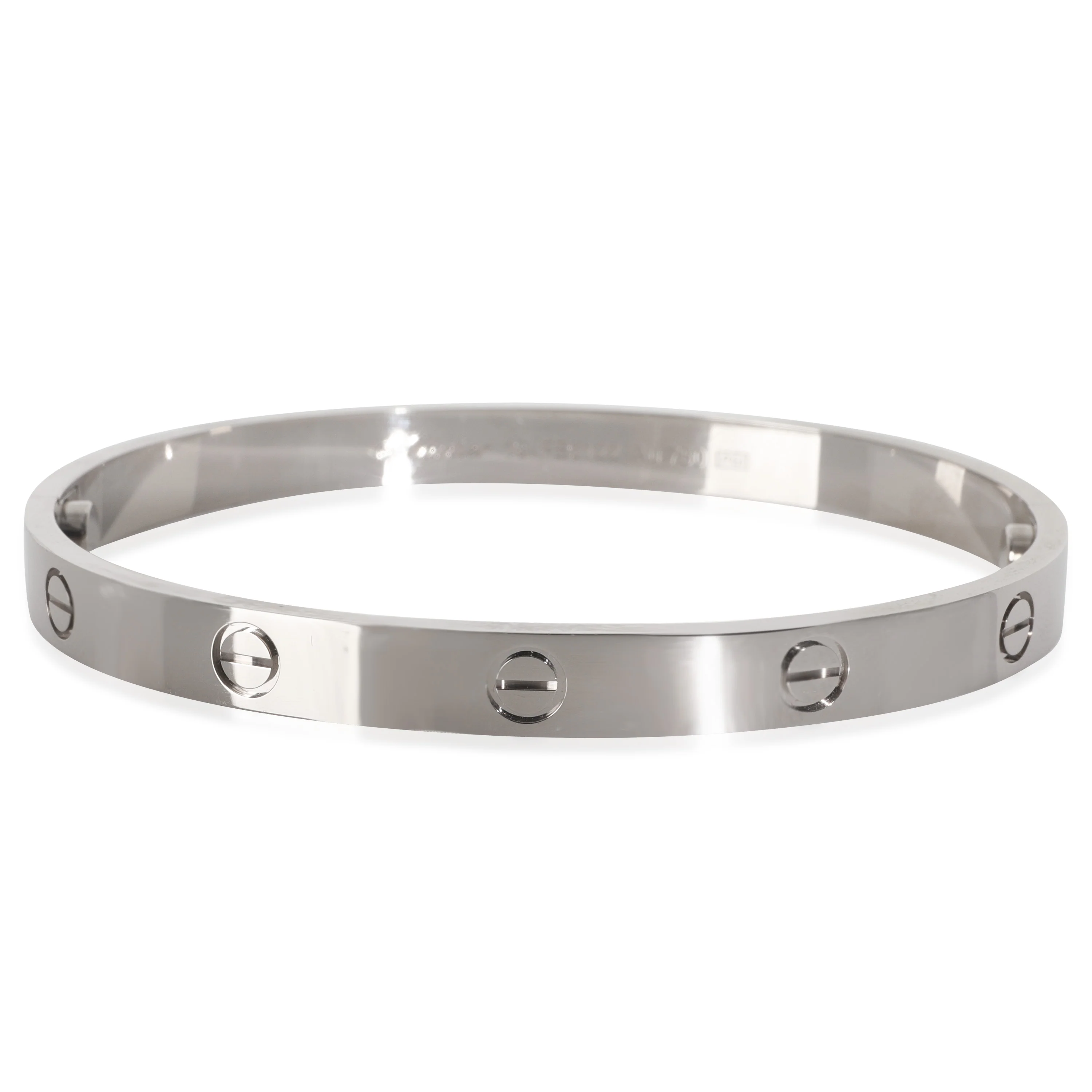 White Gold Love Bracelet